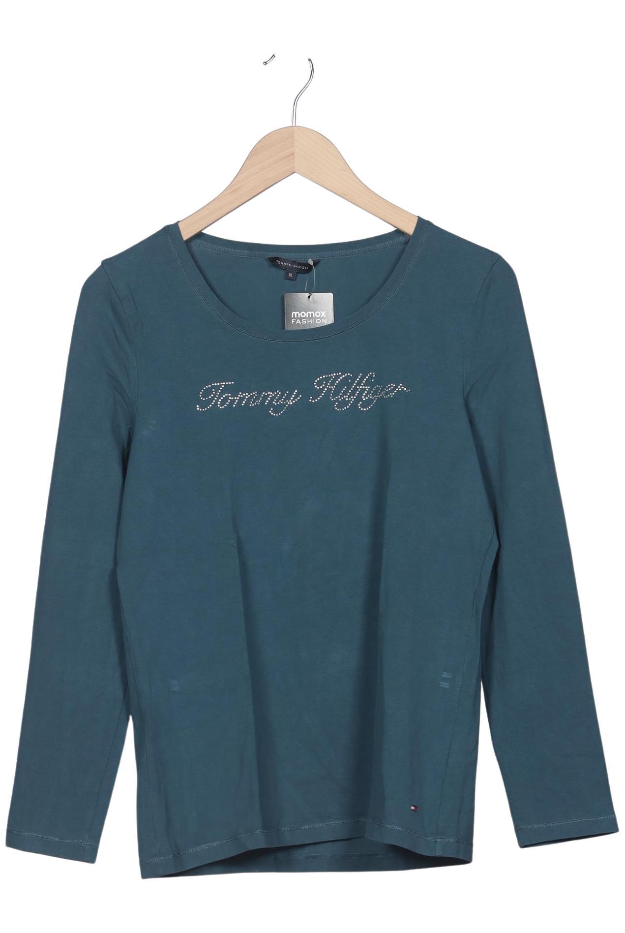 

Tommy Hilfiger Damen Langarmshirt, türkis, Gr. 44