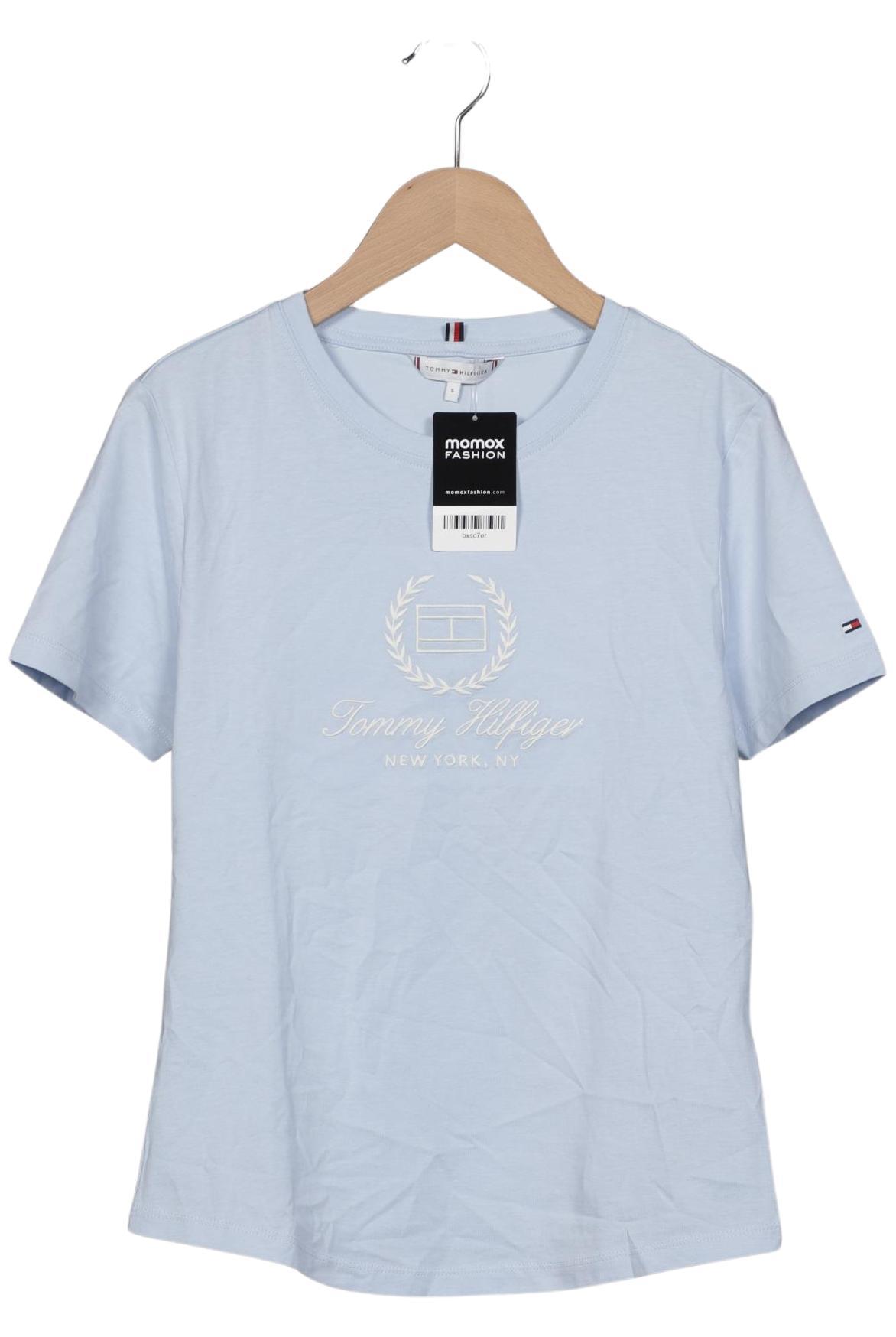

Tommy Hilfiger Damen T-Shirt, hellblau, Gr. 36