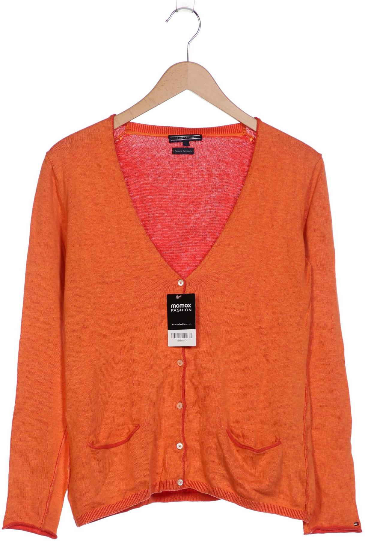 

Tommy Hilfiger Damen Strickjacke, orange, Gr. 42