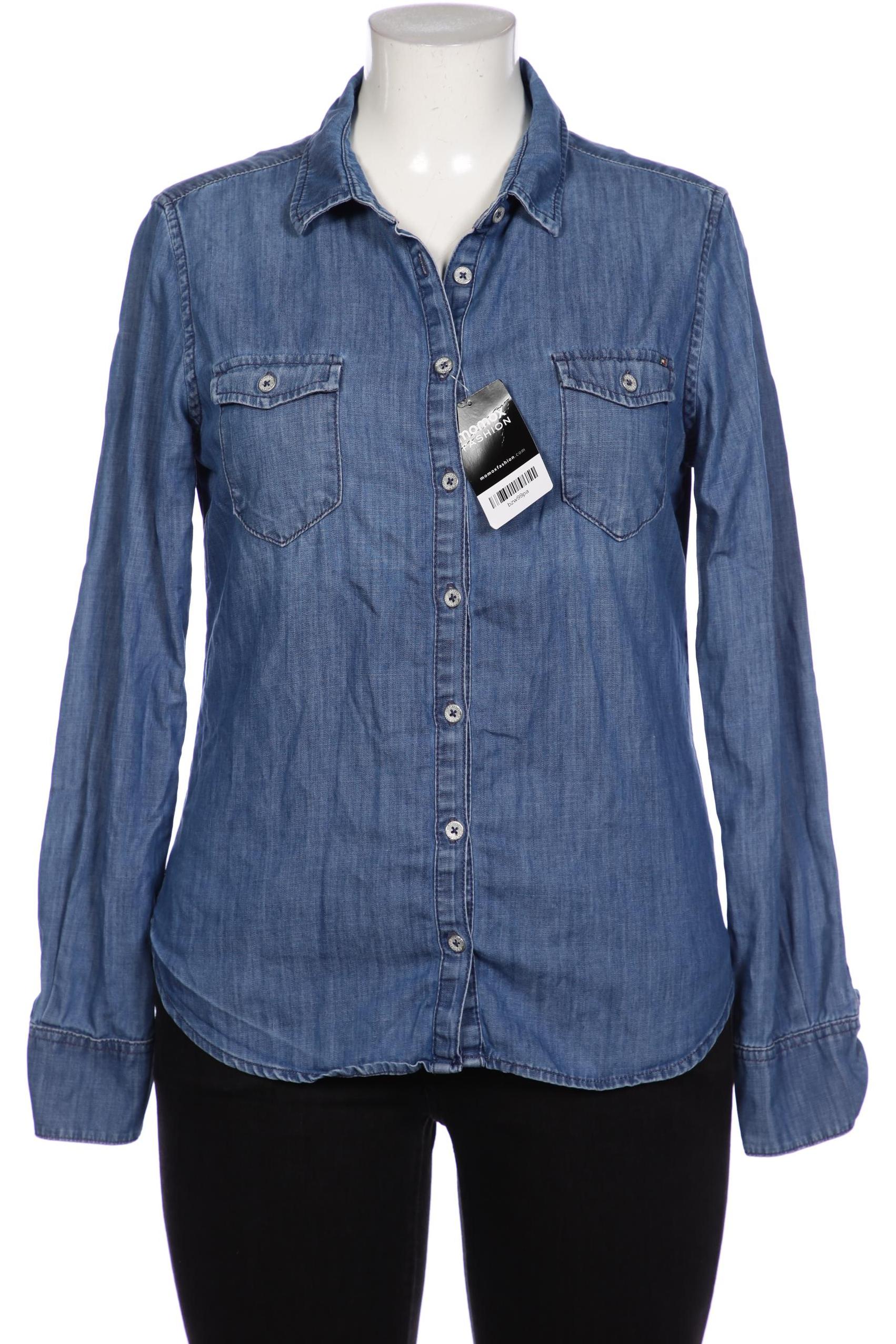 

Tommy Hilfiger Damen Bluse, blau, Gr. 42