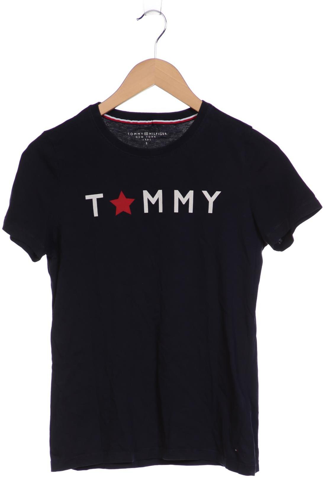 

Tommy Hilfiger Damen T-Shirt, marineblau, Gr. 36