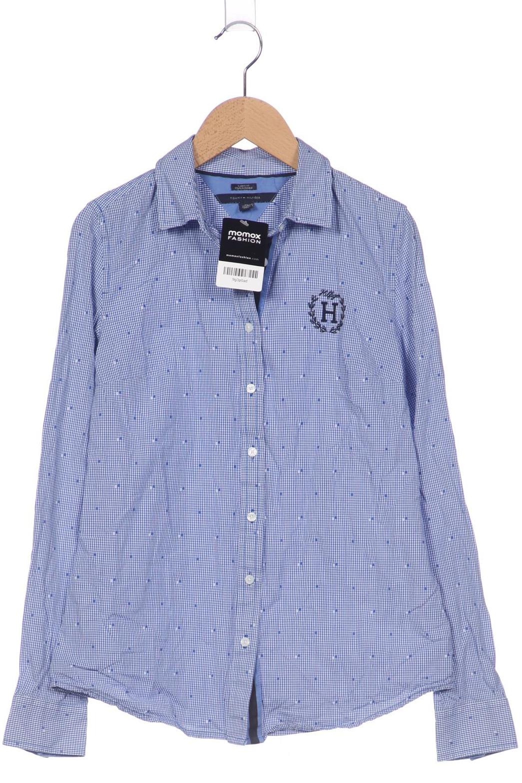 

Tommy Hilfiger Damen Bluse, blau, Gr. 34