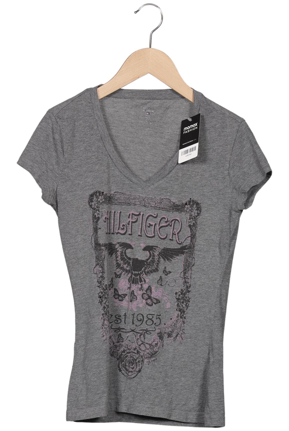 

Tommy Hilfiger Damen T-Shirt, grau, Gr. 34