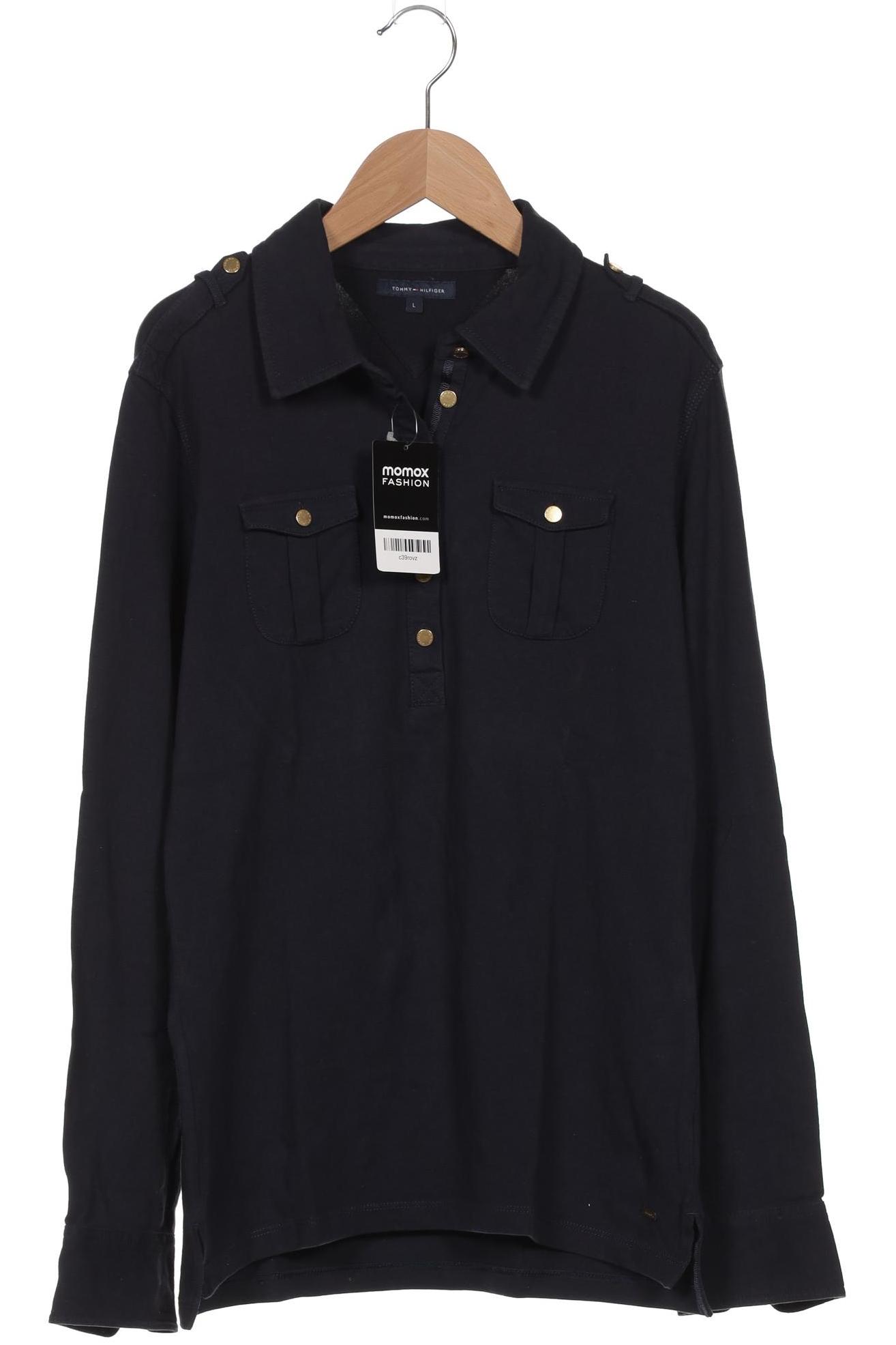 

Tommy Hilfiger Damen Langarmshirt, marineblau, Gr. 42