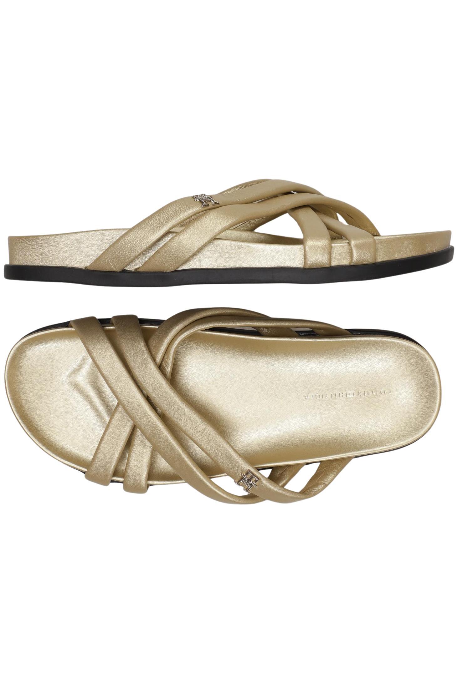 

Tommy Hilfiger Damen Sandale, gold, Gr. 41