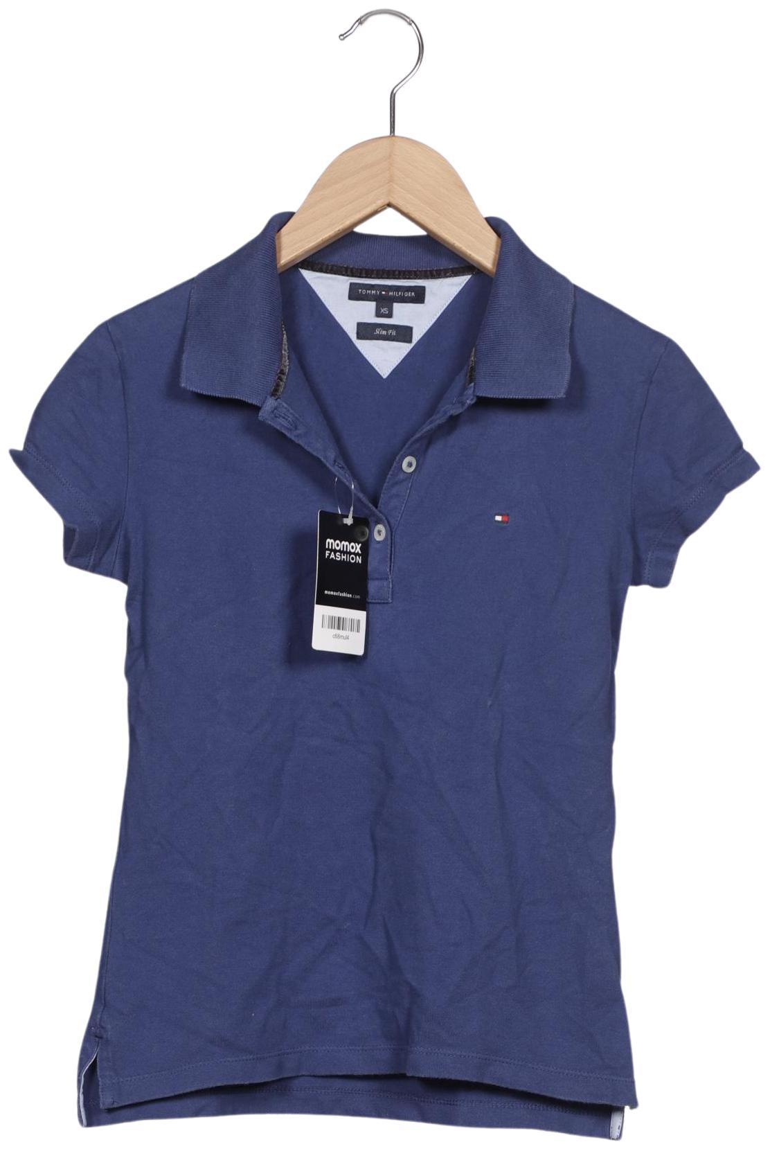 

Tommy Hilfiger Damen Poloshirt, blau, Gr. 34