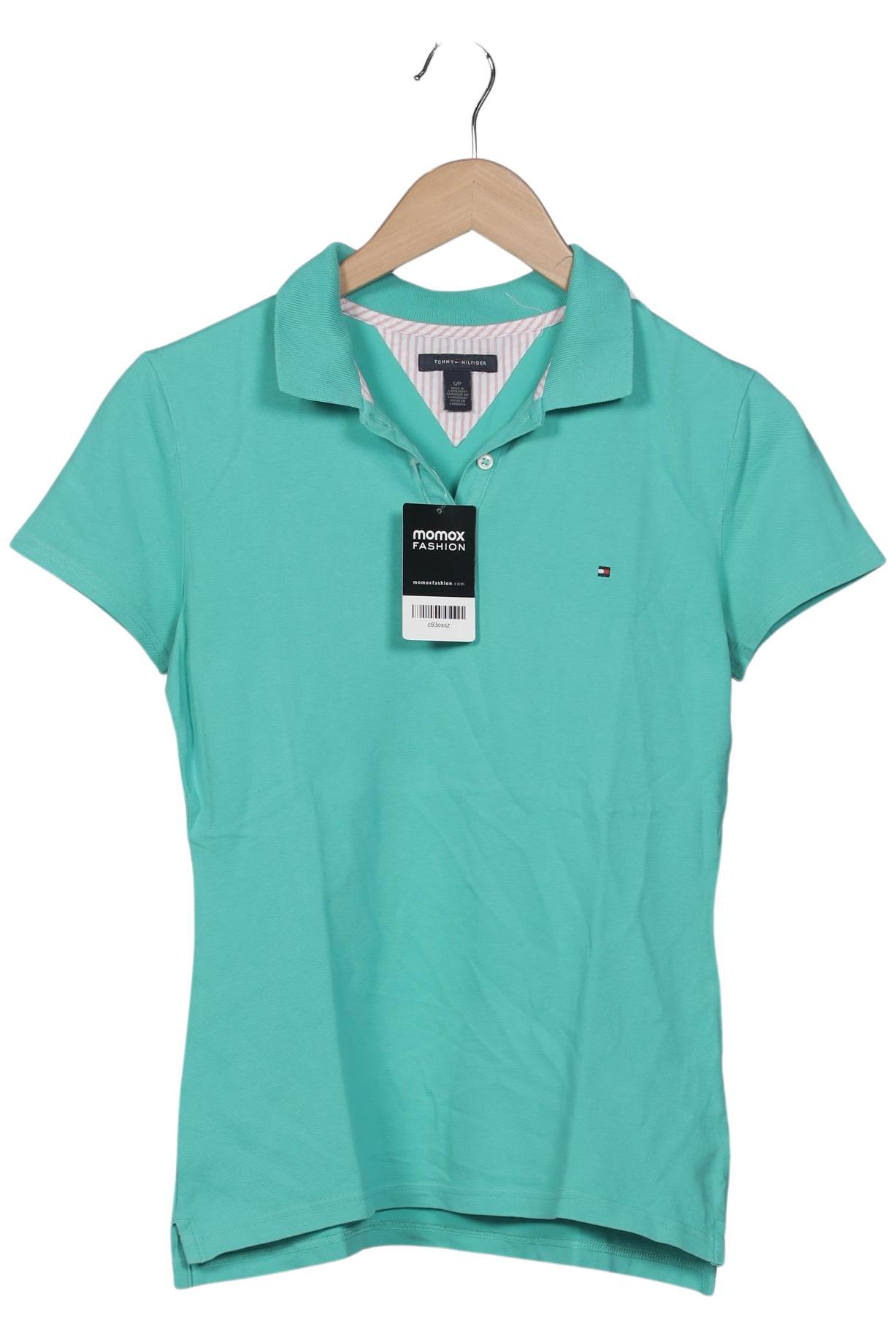 

Tommy Hilfiger Damen Poloshirt, türkis, Gr. 36