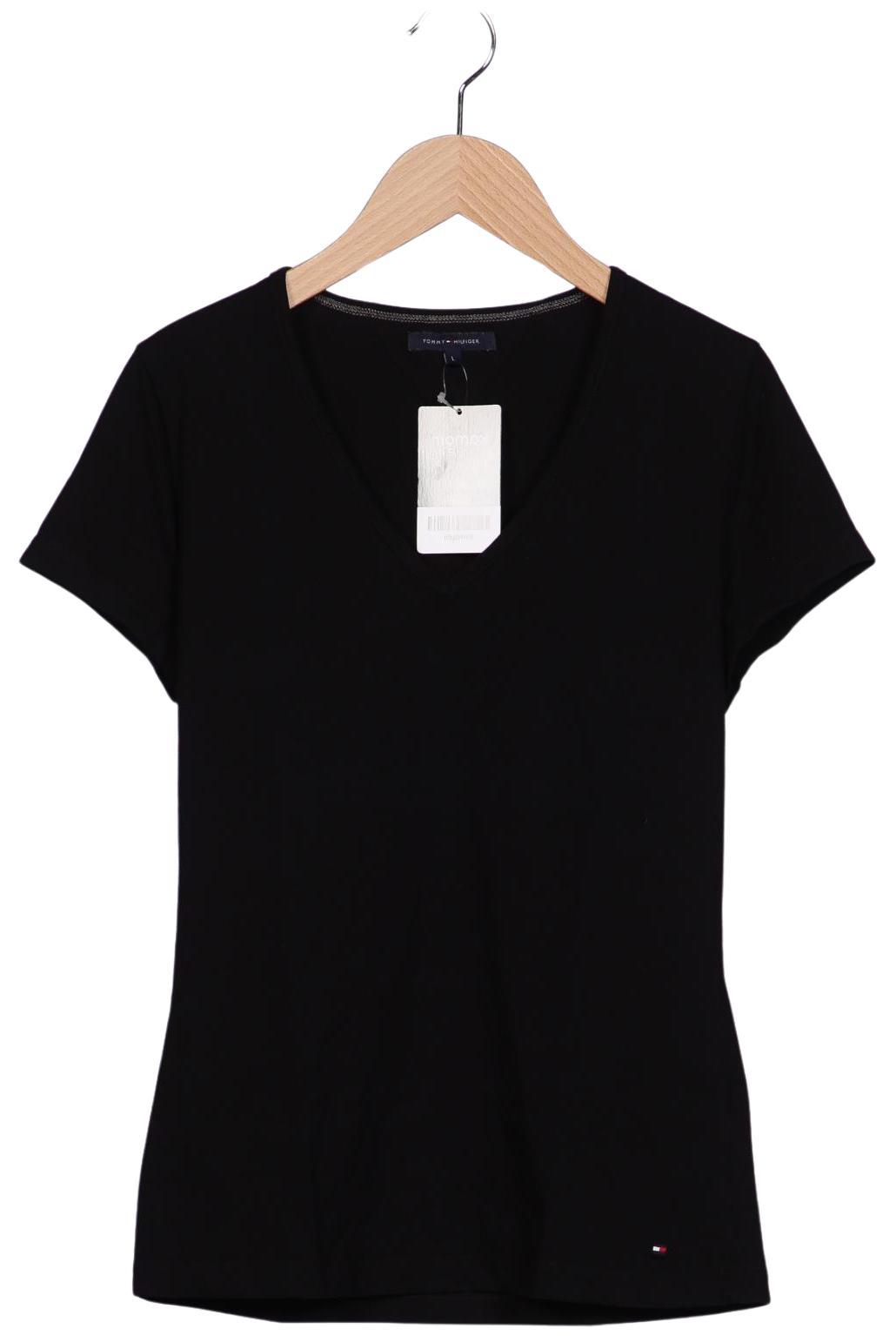 

Tommy Hilfiger Damen T-Shirt, schwarz, Gr. 42