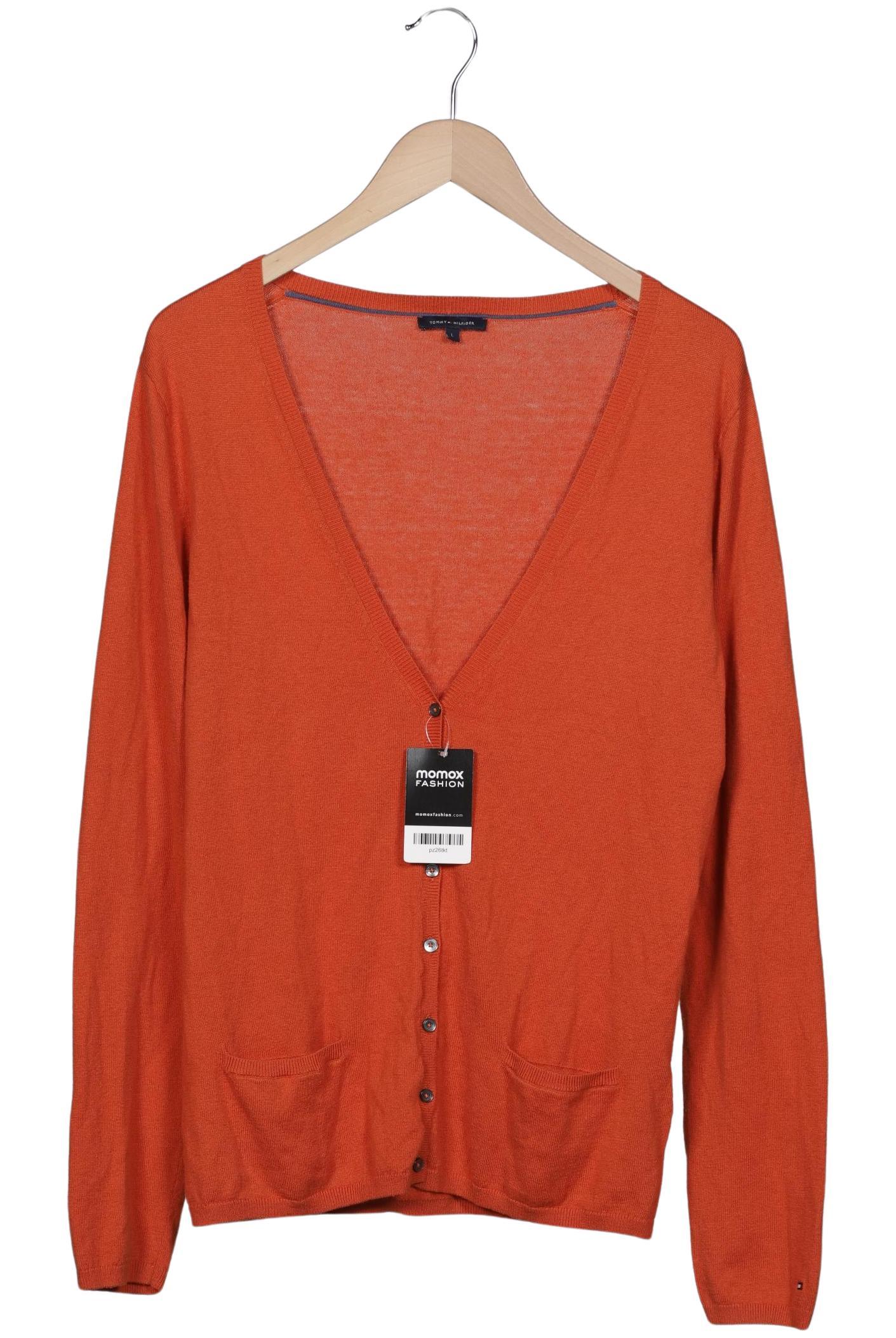 

Tommy Hilfiger Damen Strickjacke, orange, Gr. 42