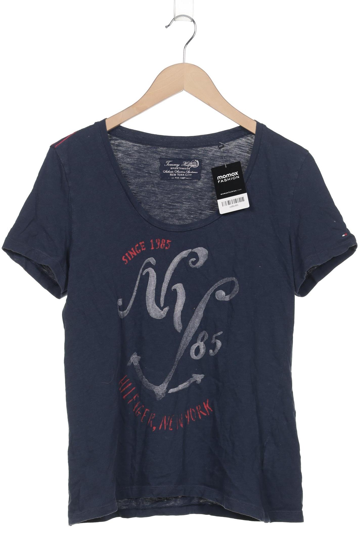 

Tommy Hilfiger Damen T-Shirt, marineblau, Gr. 46