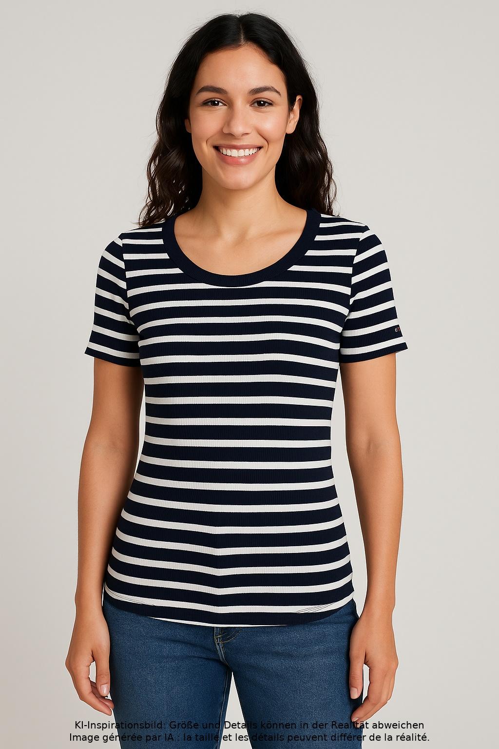 

Tommy Hilfiger Damen T-Shirt, mehrfarbig, Gr. 38