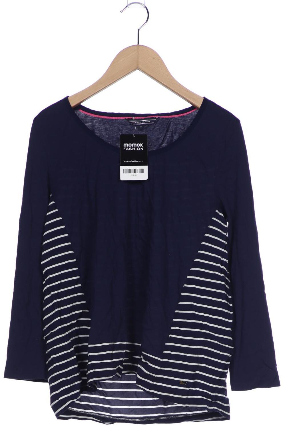 

Tommy Hilfiger Damen Langarmshirt, blau, Gr. 34