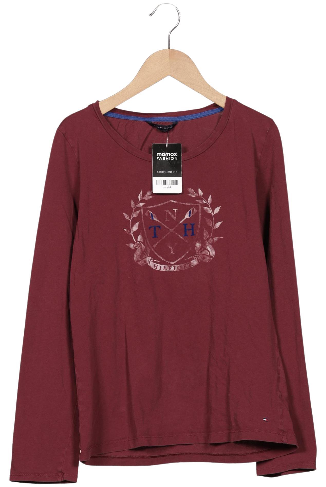 

Tommy Hilfiger Damen Langarmshirt, bordeaux, Gr. 42