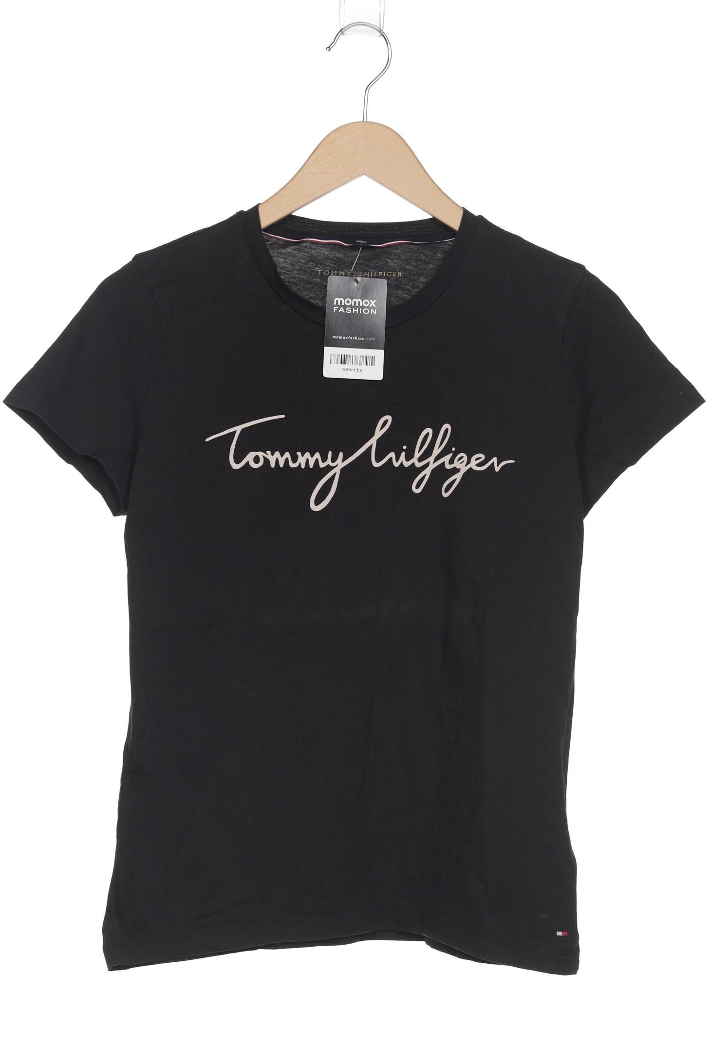 

Tommy Hilfiger Damen T-Shirt, schwarz, Gr. 36