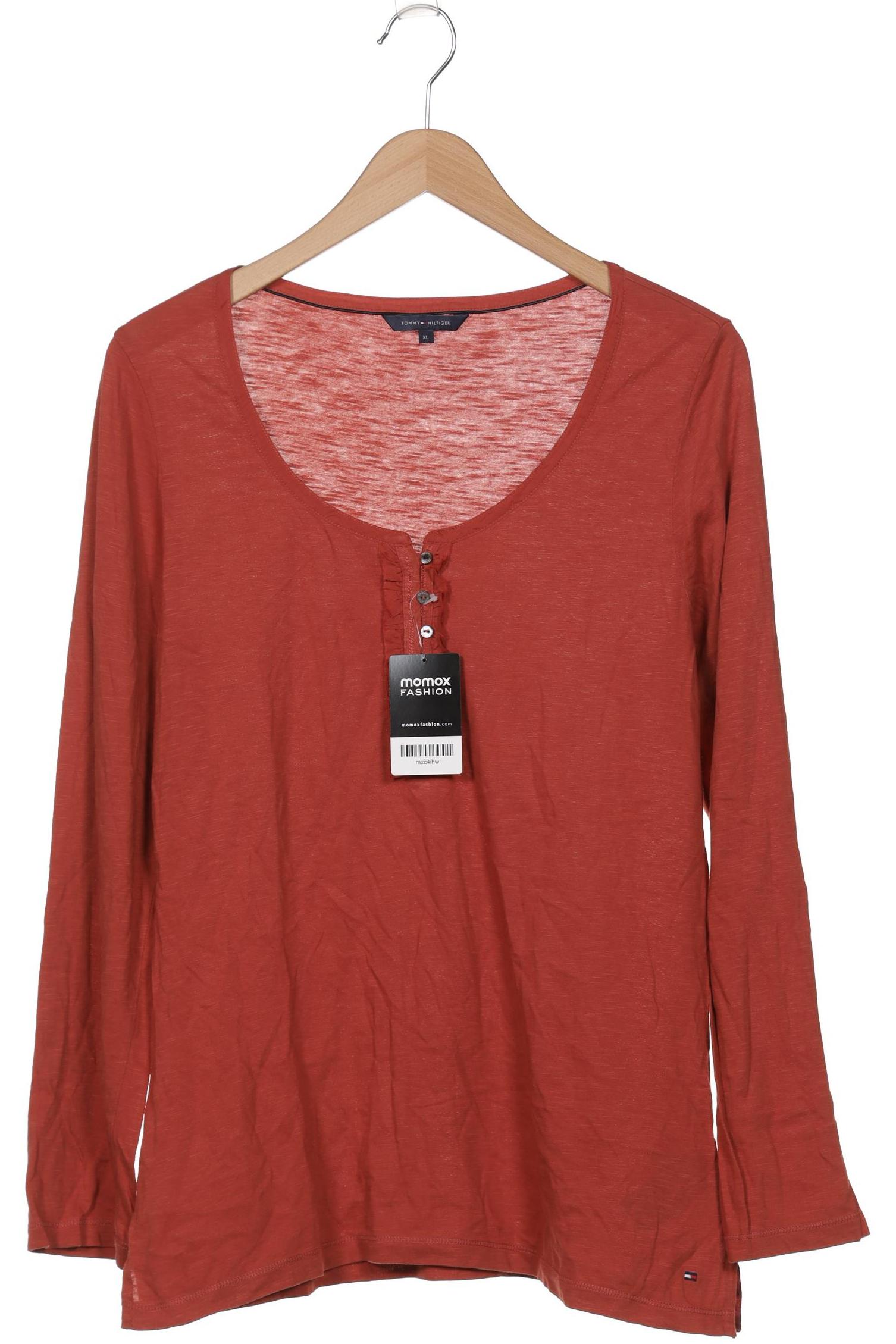 

Tommy Hilfiger Damen Langarmshirt, rot, Gr. 44