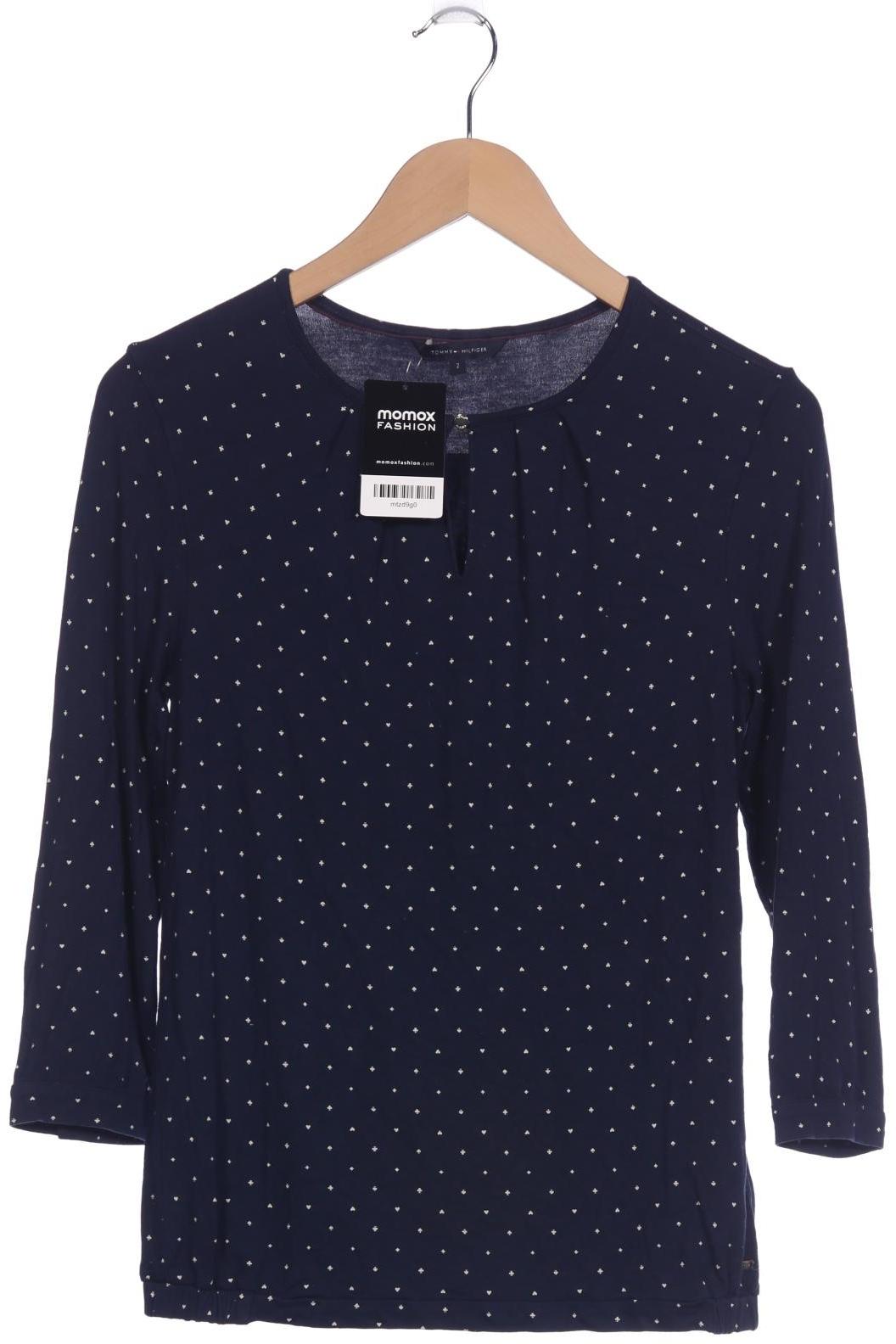 

Tommy Hilfiger Damen Langarmshirt, marineblau, Gr. 2