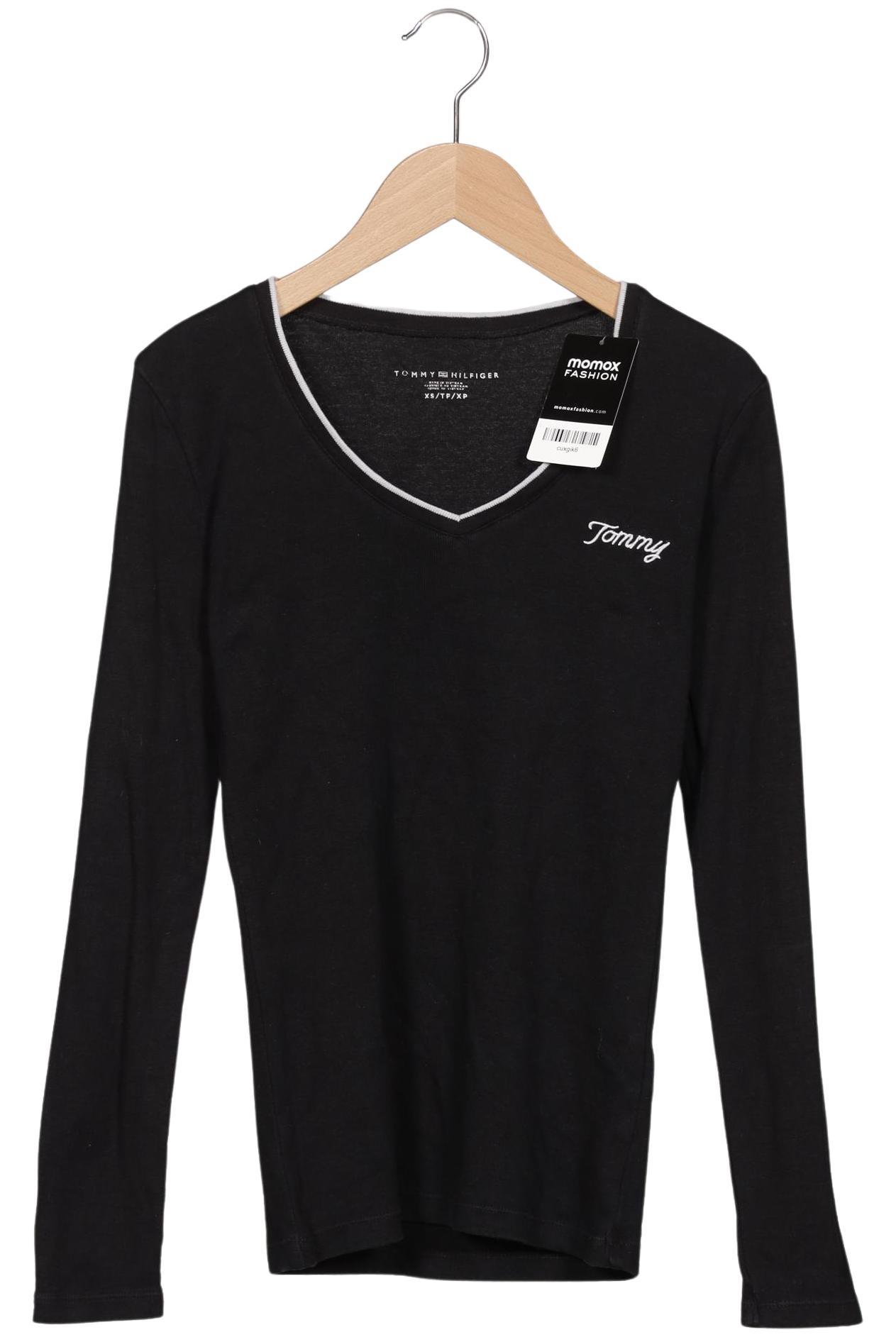 

Tommy Hilfiger Damen Langarmshirt, schwarz, Gr. 34