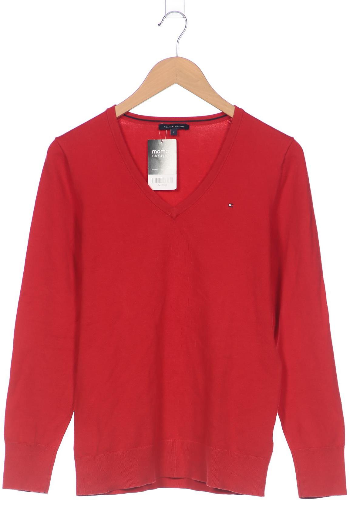 

Tommy Hilfiger Damen Langarmshirt, rot, Gr. 42