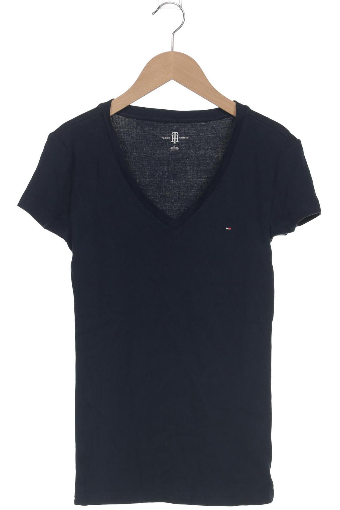 

Tommy Hilfiger Damen T-Shirt, marineblau, Gr. 36