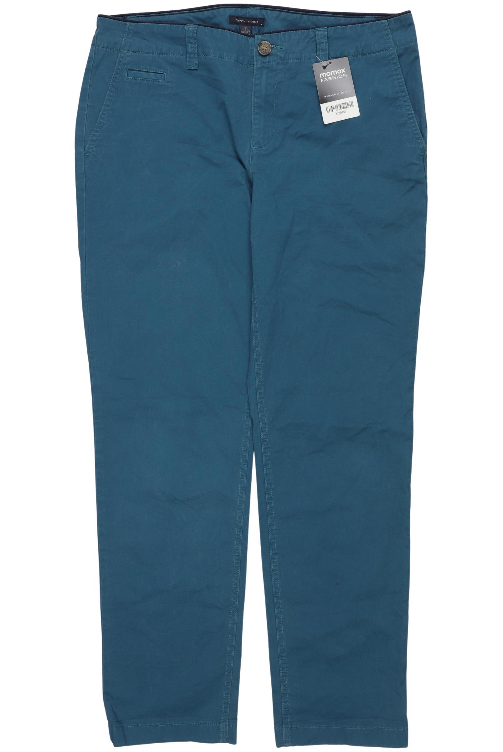 

Tommy Hilfiger Damen Stoffhose, türkis, Gr. 12
