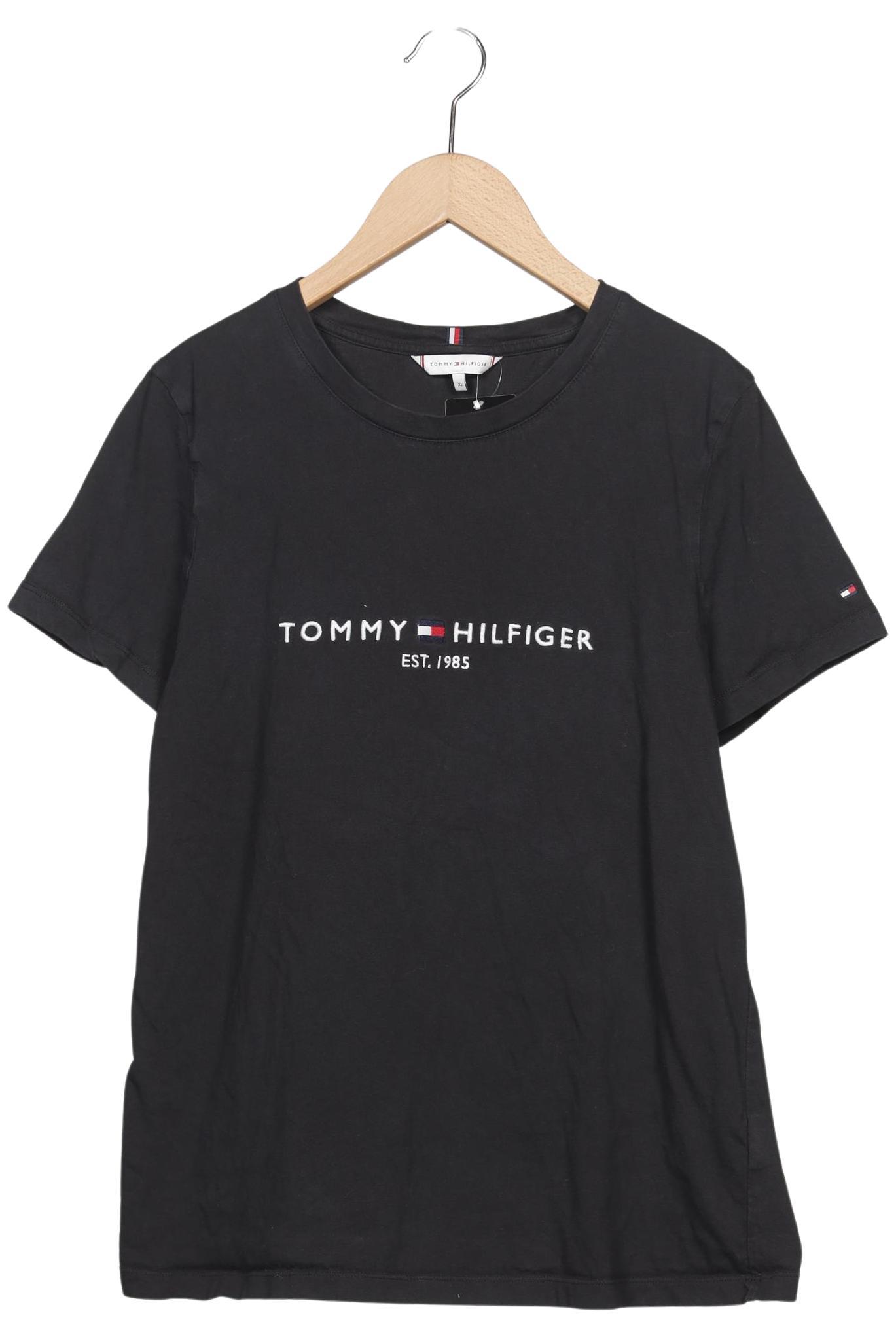 

Tommy Hilfiger Damen T-Shirt, schwarz, Gr. 44