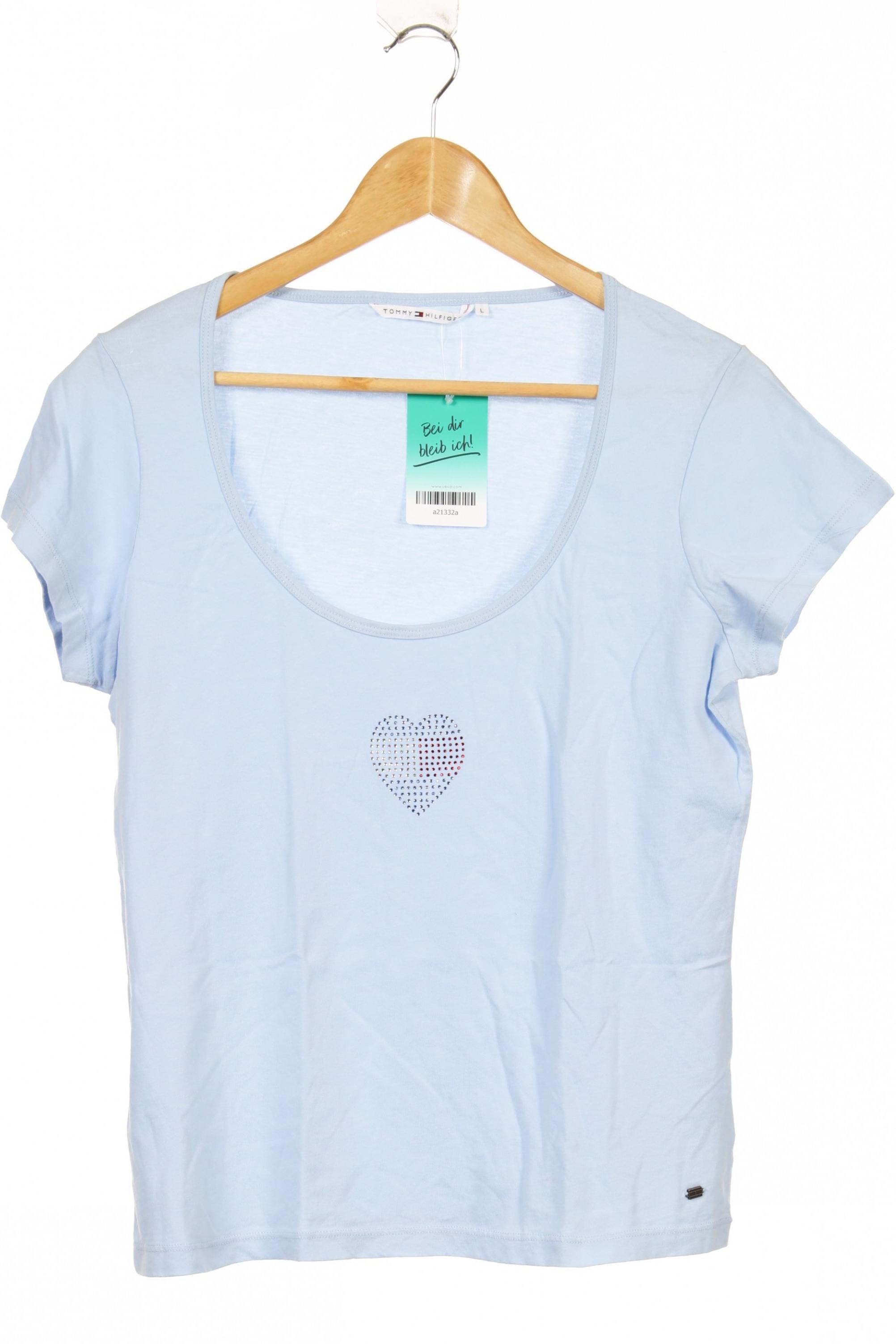 

Tommy Hilfiger Damen T-Shirt, blau, Gr. 42