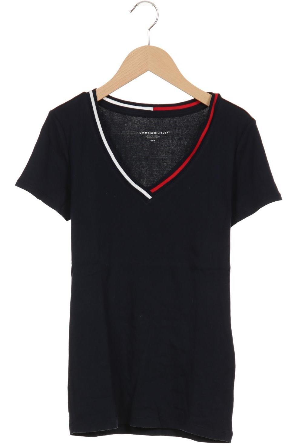 

Tommy Hilfiger Damen T-Shirt, marineblau, Gr. 36