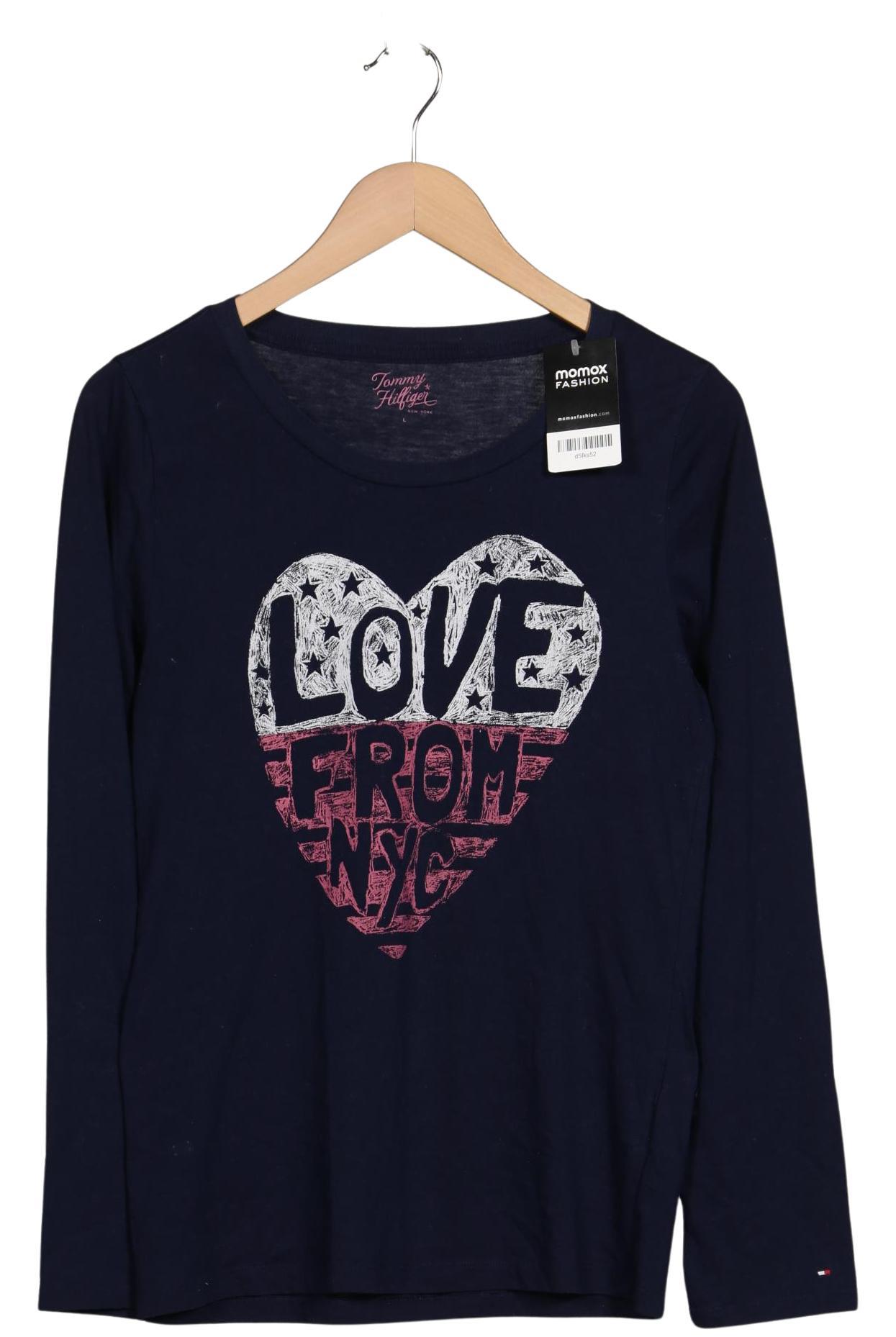 

Tommy Hilfiger Damen Langarmshirt, marineblau, Gr. 42