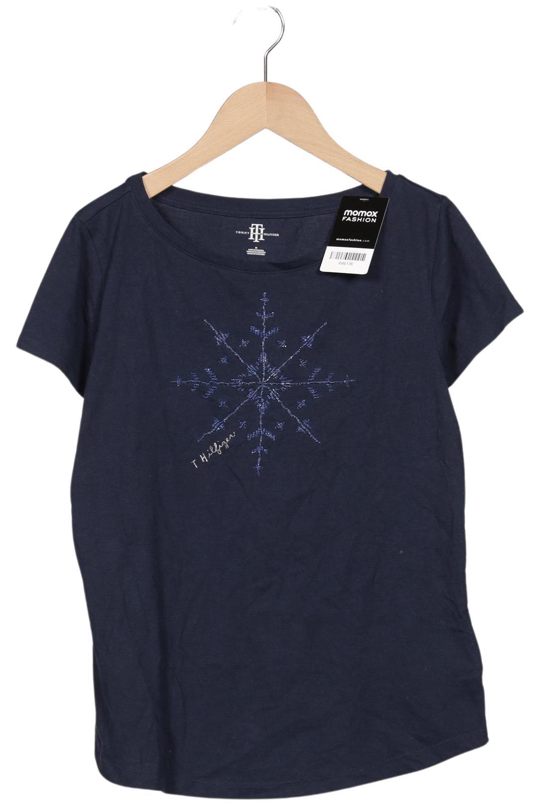 

Tommy Hilfiger Damen T-Shirt, marineblau, Gr. 38