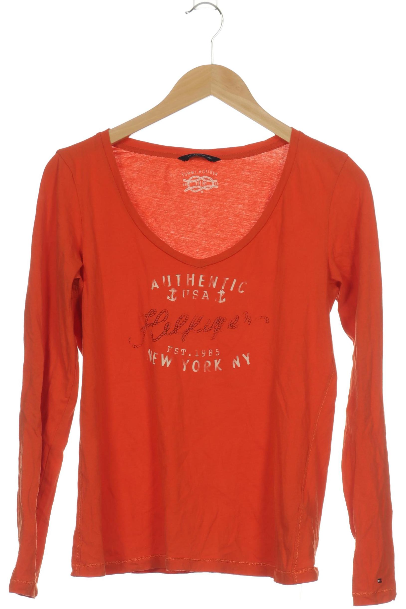 

Tommy Hilfiger Damen Langarmshirt, orange, Gr.
