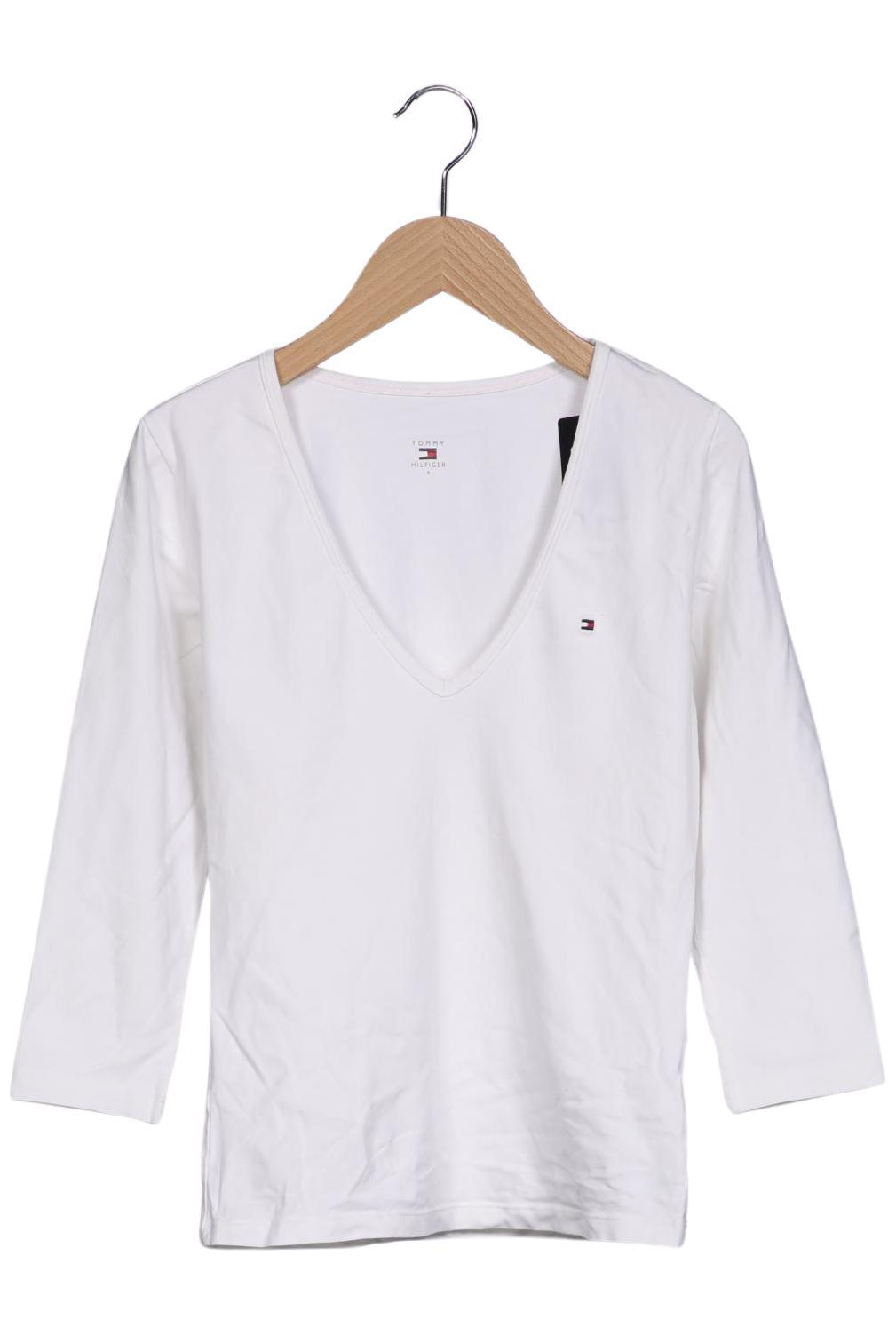 

Tommy Hilfiger Damen Langarmshirt, weiß, Gr. 36