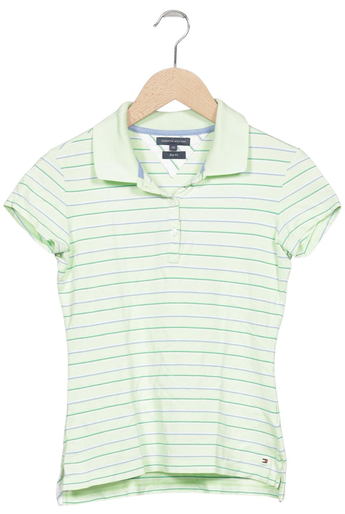 

Tommy Hilfiger Damen Poloshirt, hellgrün, Gr. 34