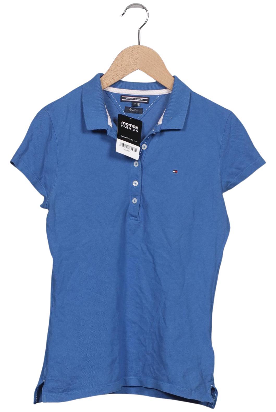 

Tommy Hilfiger Damen Poloshirt, blau, Gr. 34