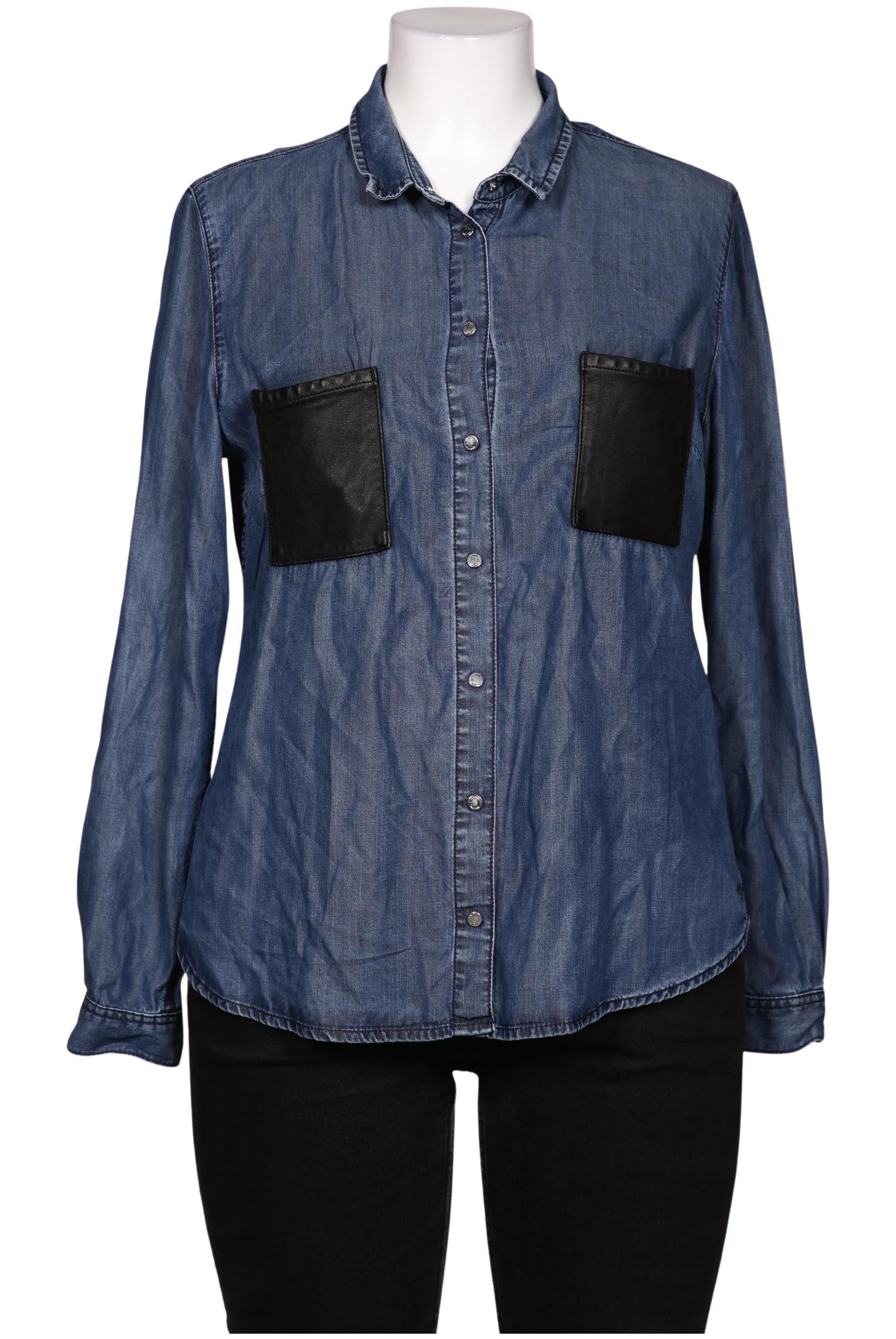 

Tommy Hilfiger Damen Bluse, blau, Gr. 44