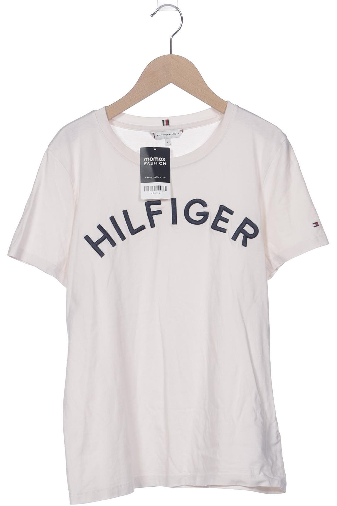 

Tommy Hilfiger Damen T-Shirt, cremeweiß, Gr. 42