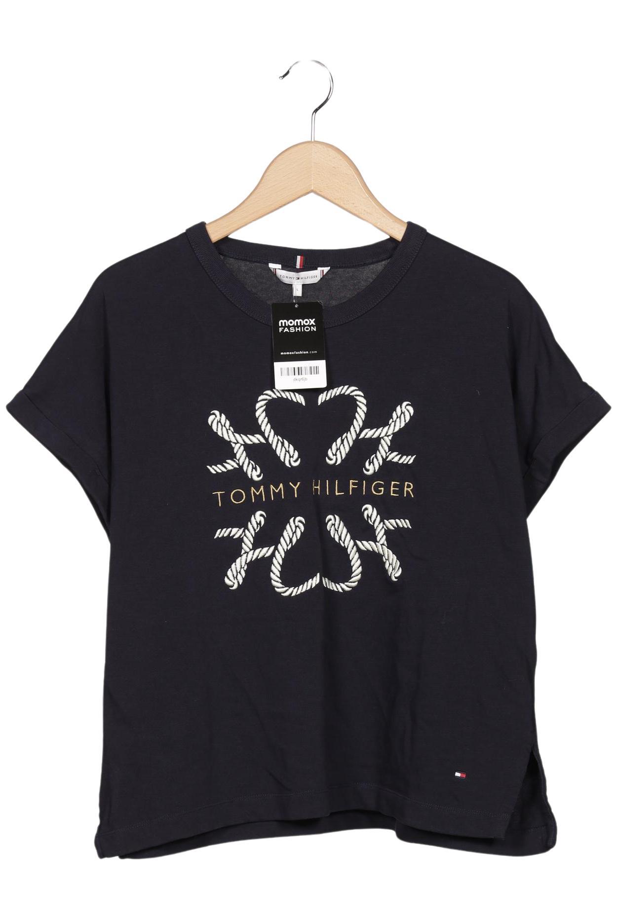 

Tommy Hilfiger Damen T-Shirt, marineblau, Gr. 42
