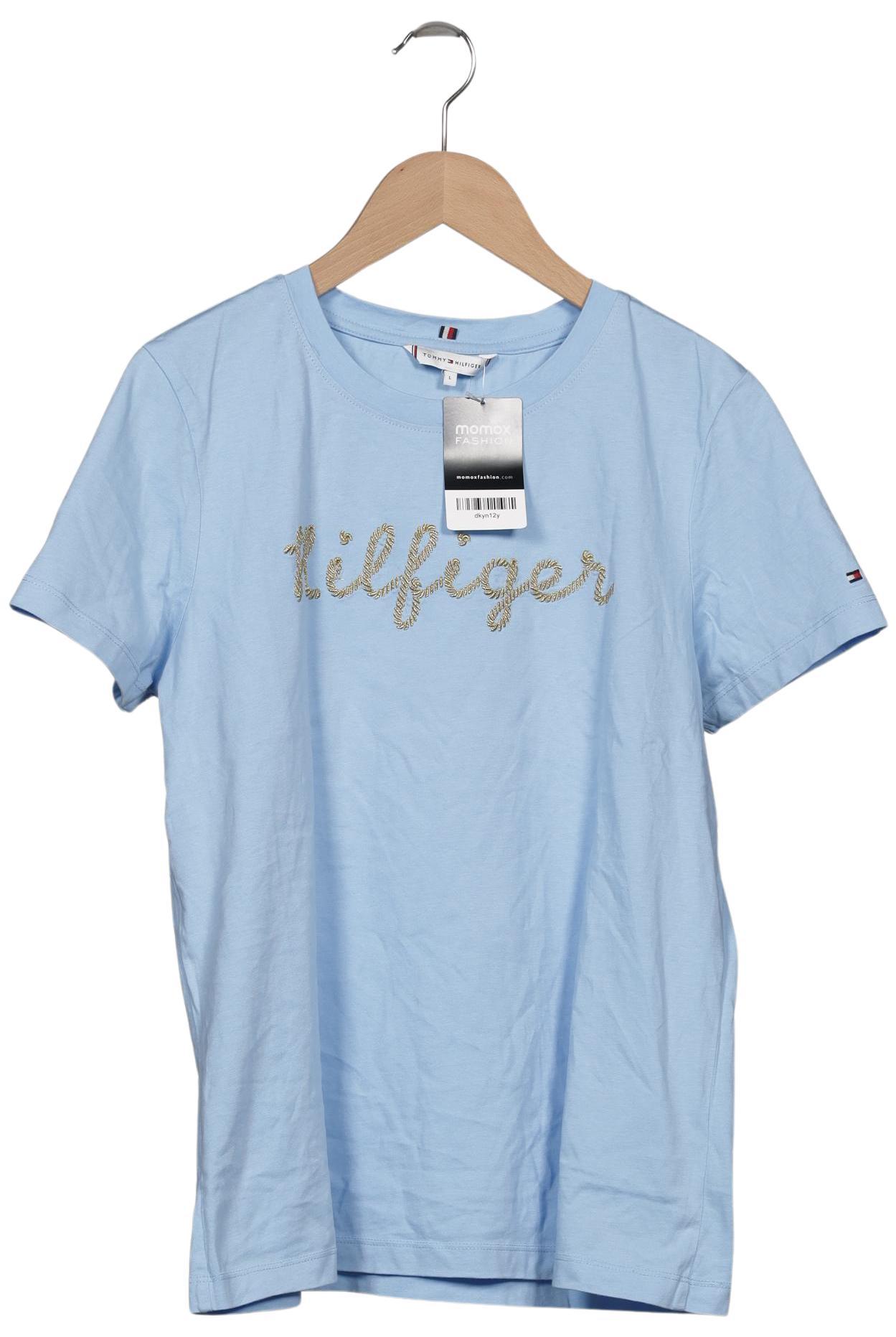 

Tommy Hilfiger Damen T-Shirt, hellblau, Gr. 42