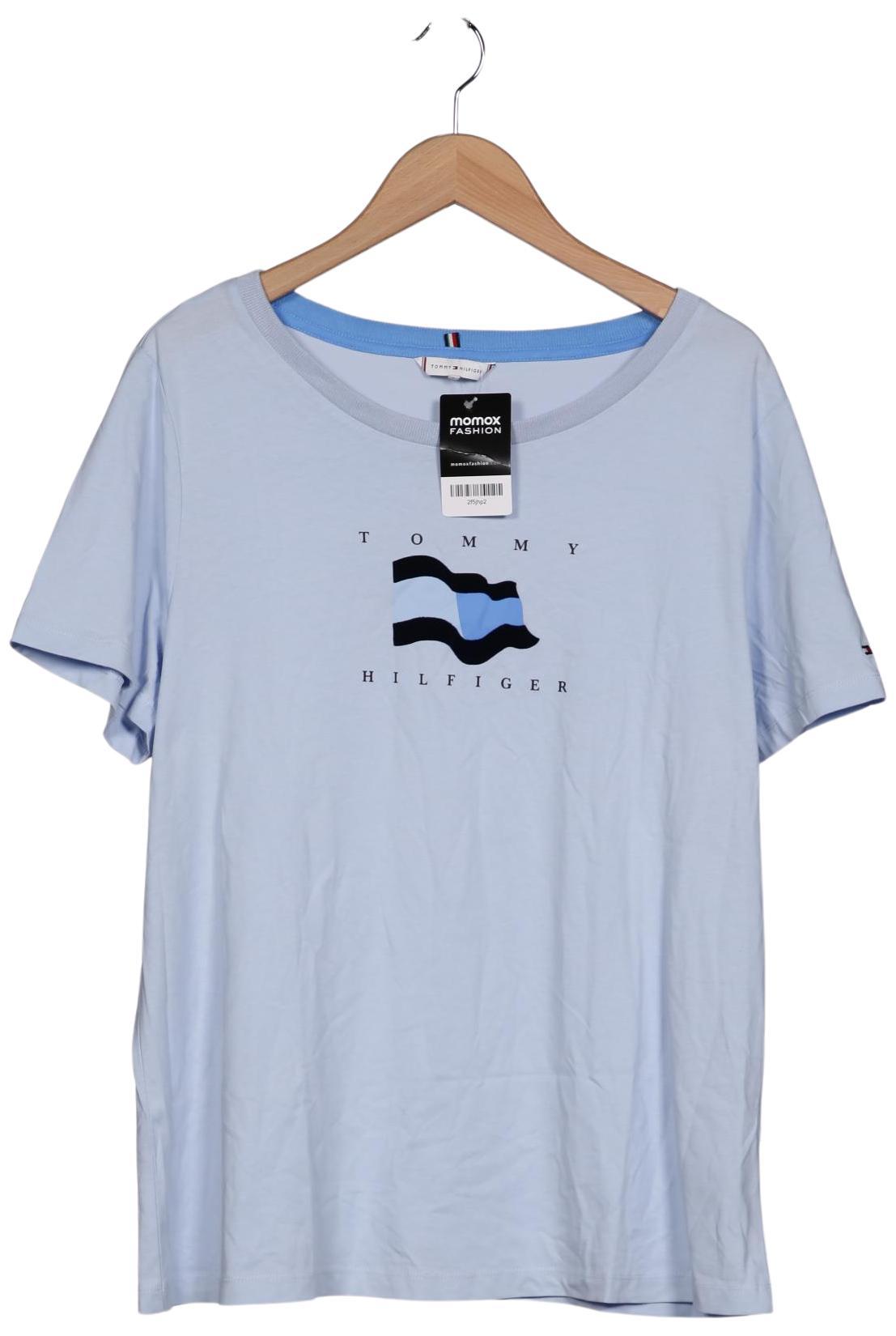 

Tommy Hilfiger Damen T-Shirt, hellblau, Gr. 44