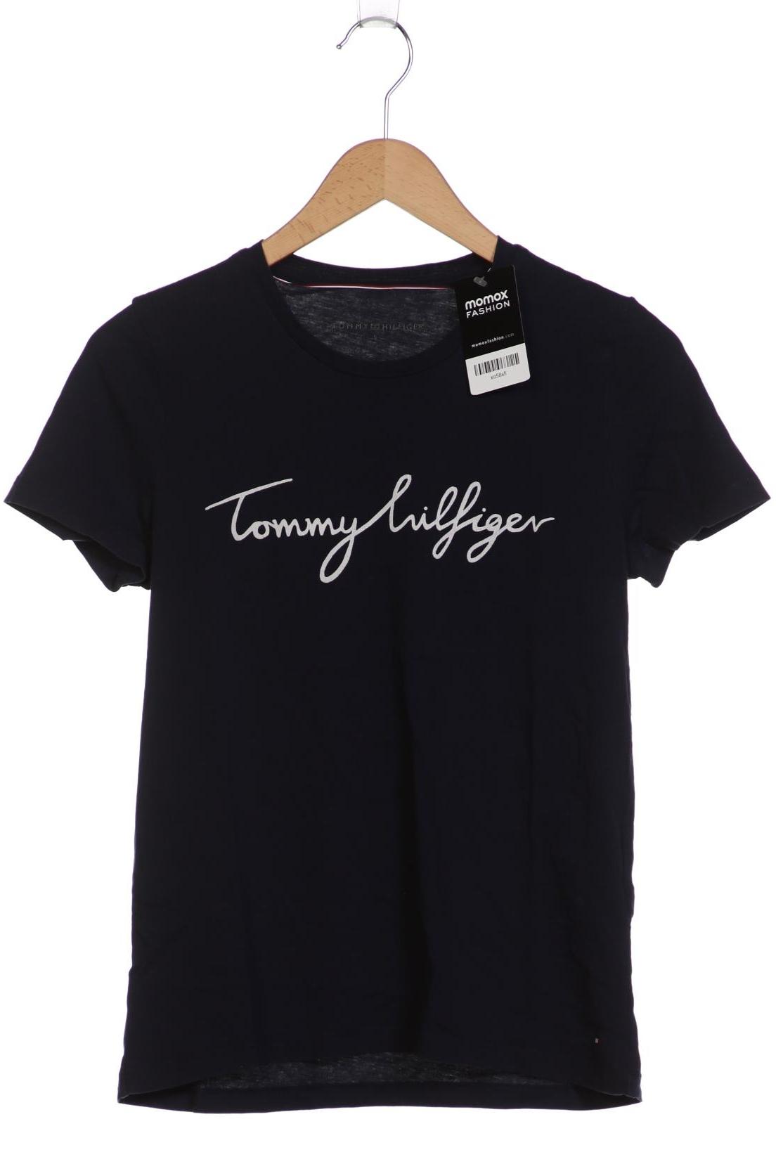 

Tommy Hilfiger Damen T-Shirt, marineblau, Gr. 36