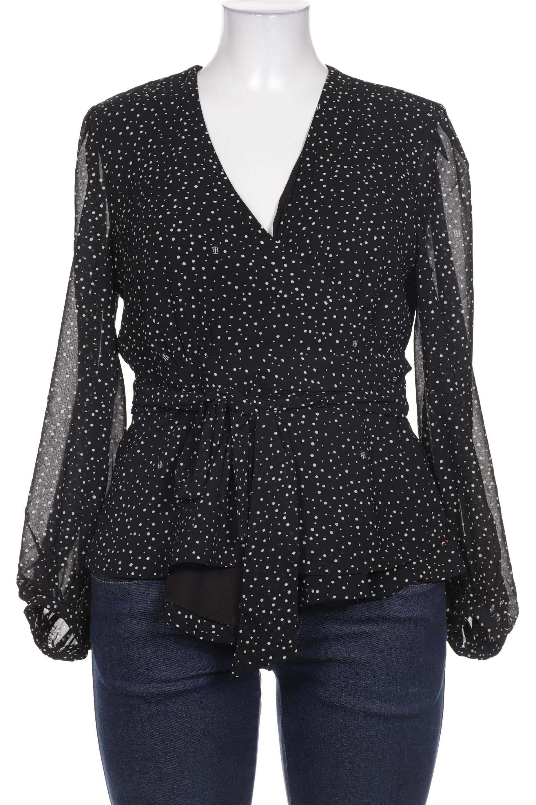 

Tommy Hilfiger Damen Bluse, schwarz, Gr. 42