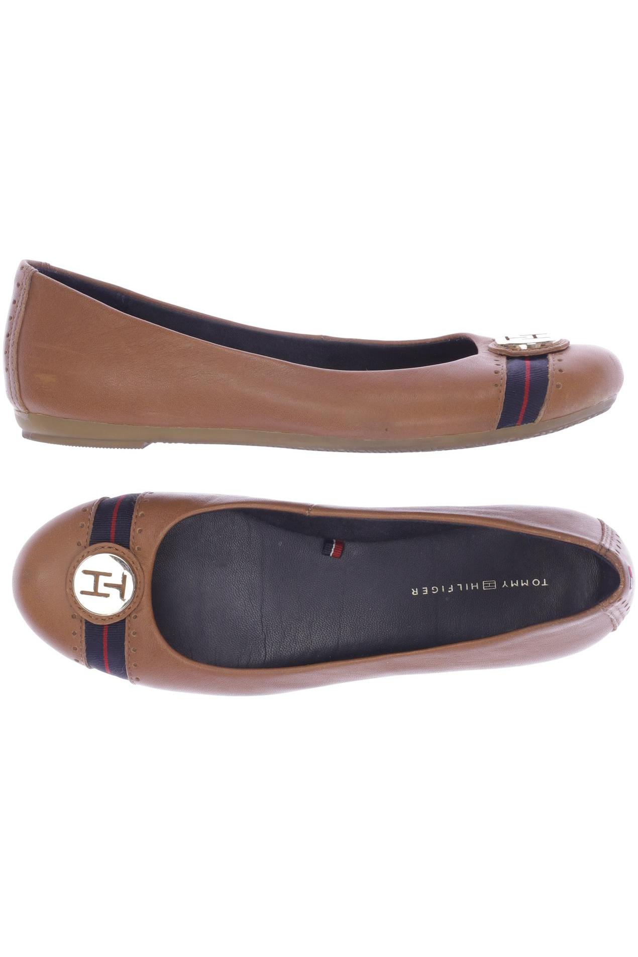 

Tommy Hilfiger Damen Ballerinas, braun