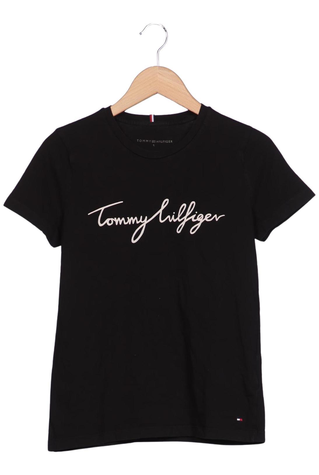 

Tommy Hilfiger Damen T-Shirt, schwarz, Gr. 36