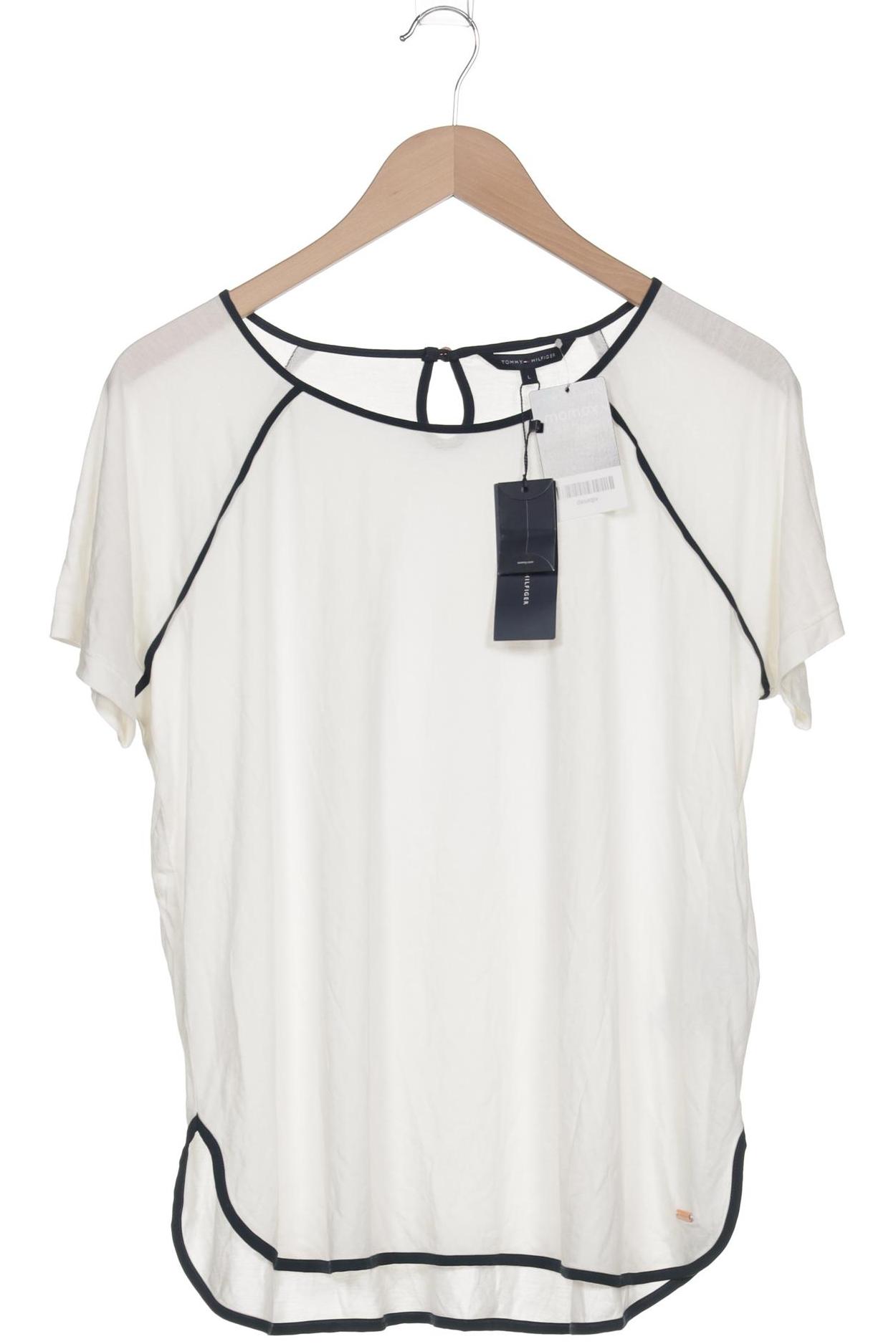 

Tommy Hilfiger Damen T-Shirt, cremeweiß, Gr. 42