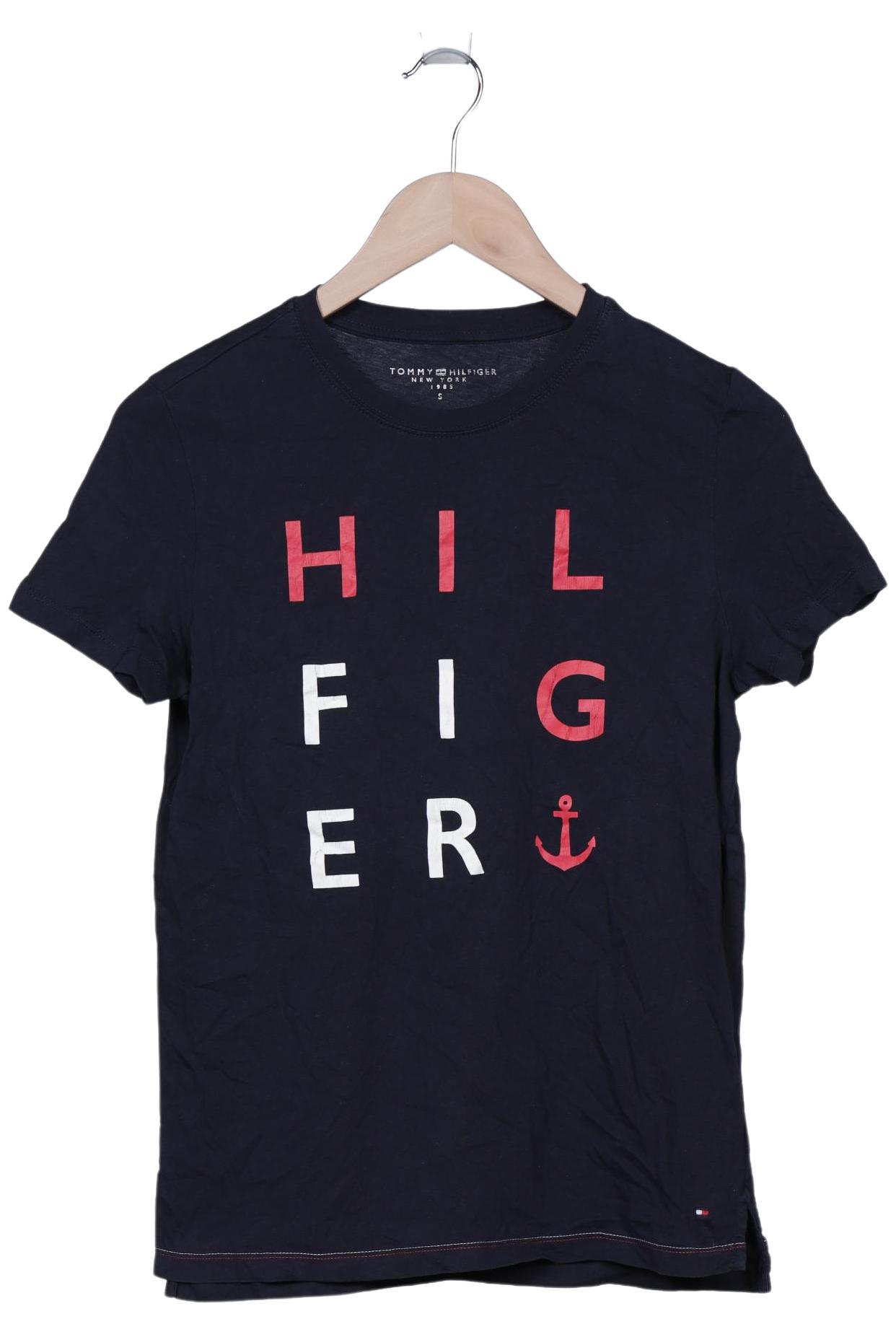 

Tommy Hilfiger Damen T-Shirt, marineblau, Gr. 36