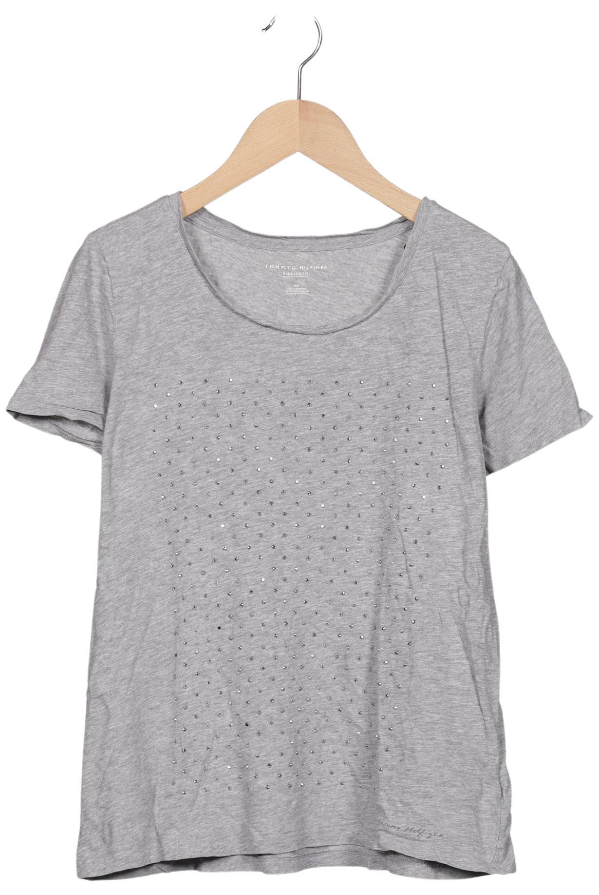 

Tommy Hilfiger Damen T-Shirt, grau, Gr. 36