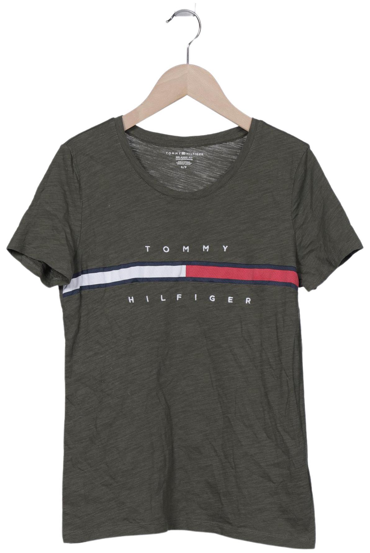 

Tommy Hilfiger Damen T-Shirt, grün, Gr. 36
