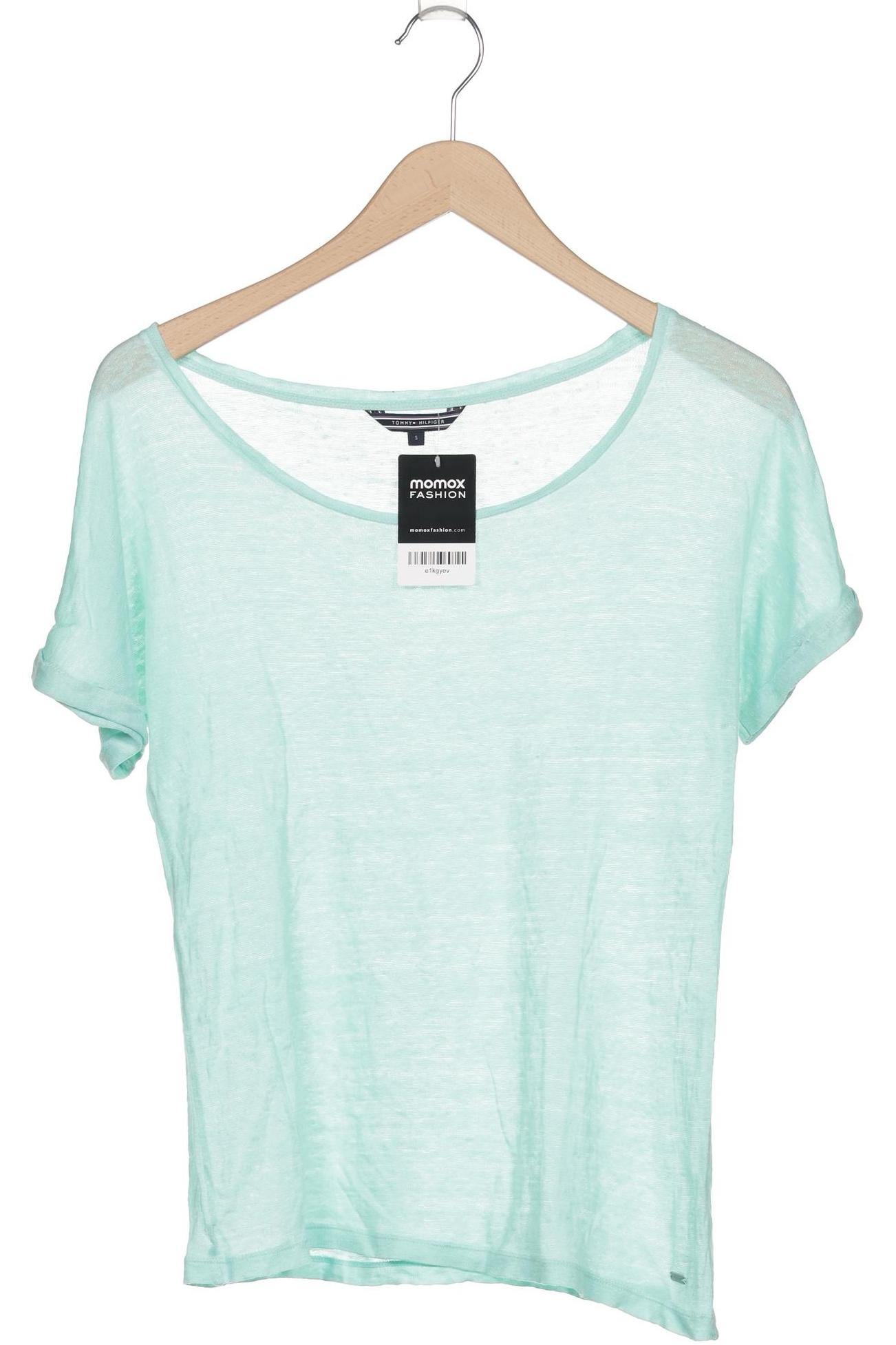 

Tommy Hilfiger Damen T-Shirt, türkis, Gr. 36