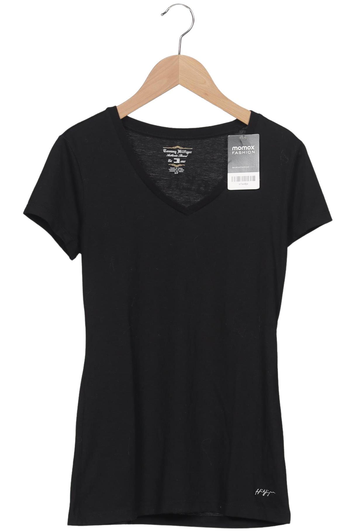 

Tommy Hilfiger Damen T-Shirt, schwarz, Gr. 36