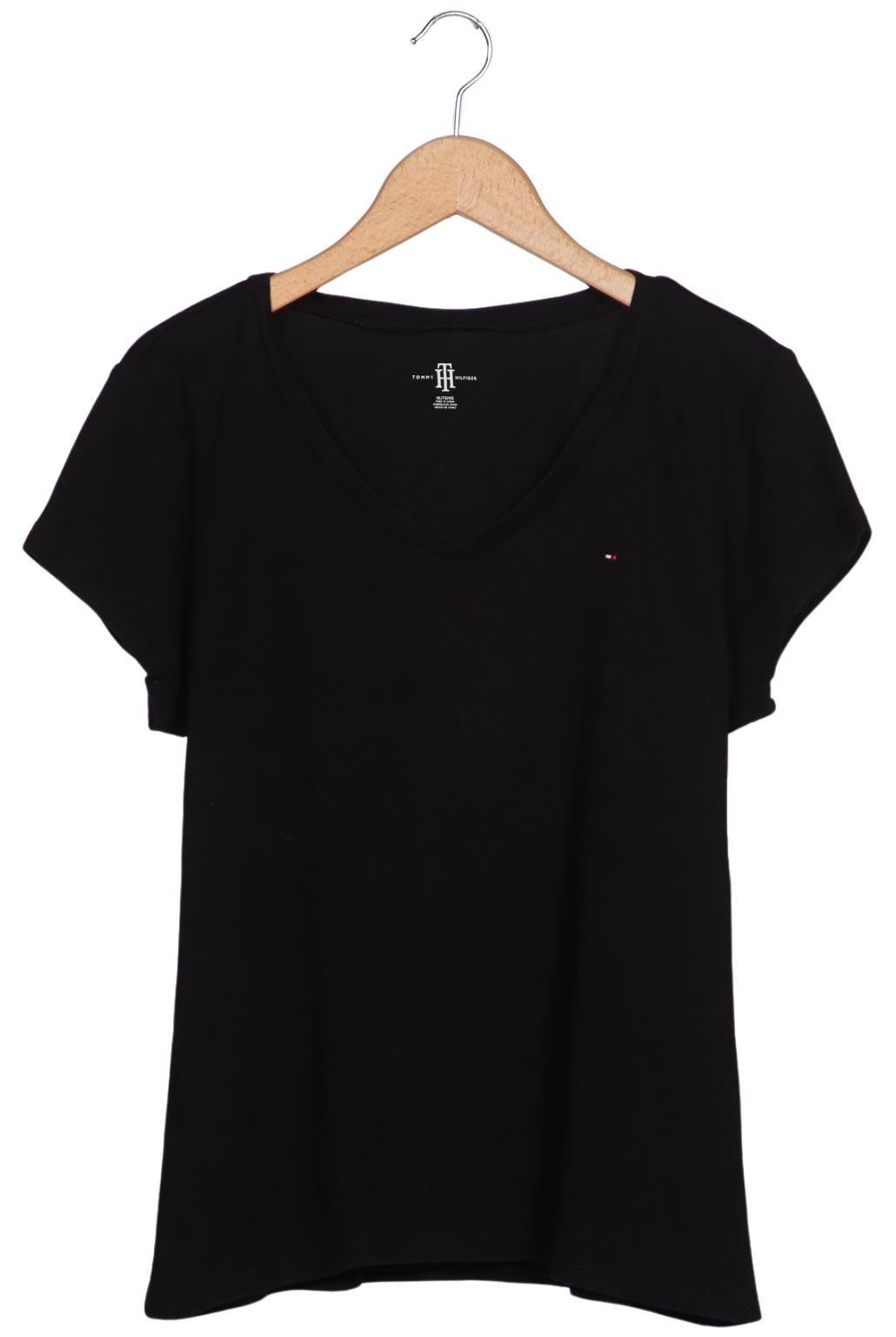 

Tommy Hilfiger Damen T-Shirt, schwarz, Gr. 44