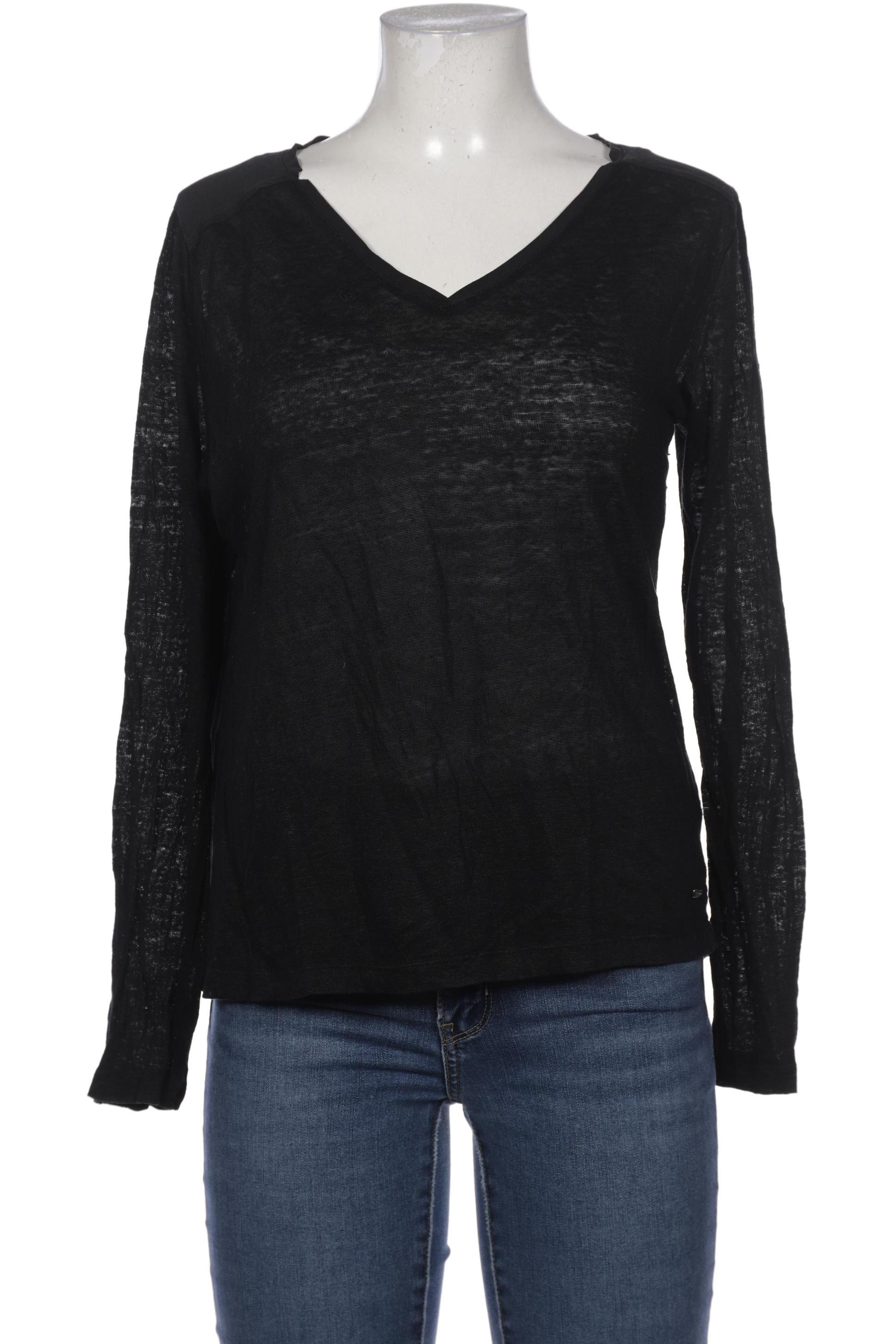 

Tommy Hilfiger Damen Langarmshirt, schwarz, Gr. 42